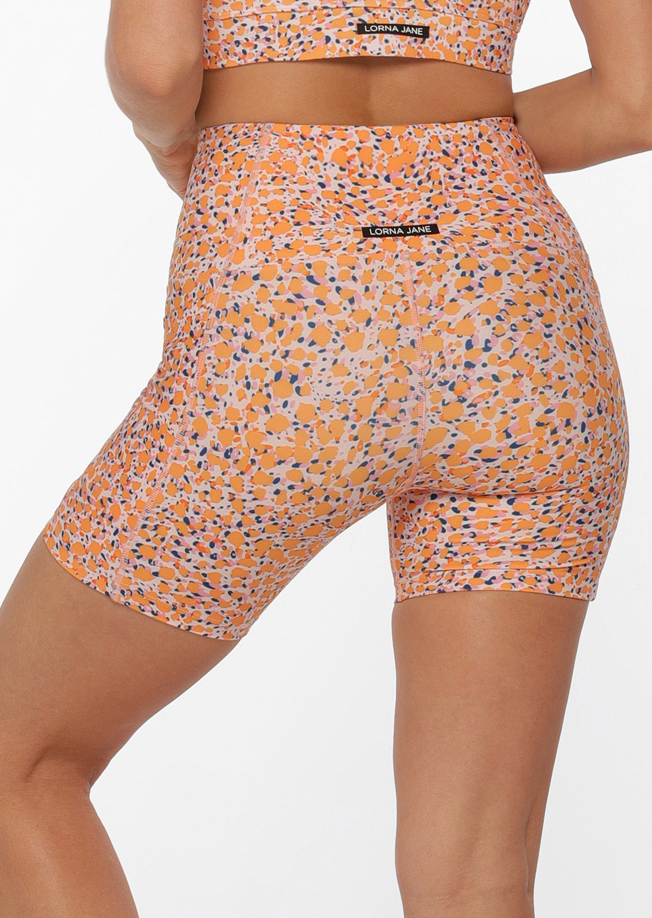 Lorna Jane Battle Cat Phone Pocket Bike Short