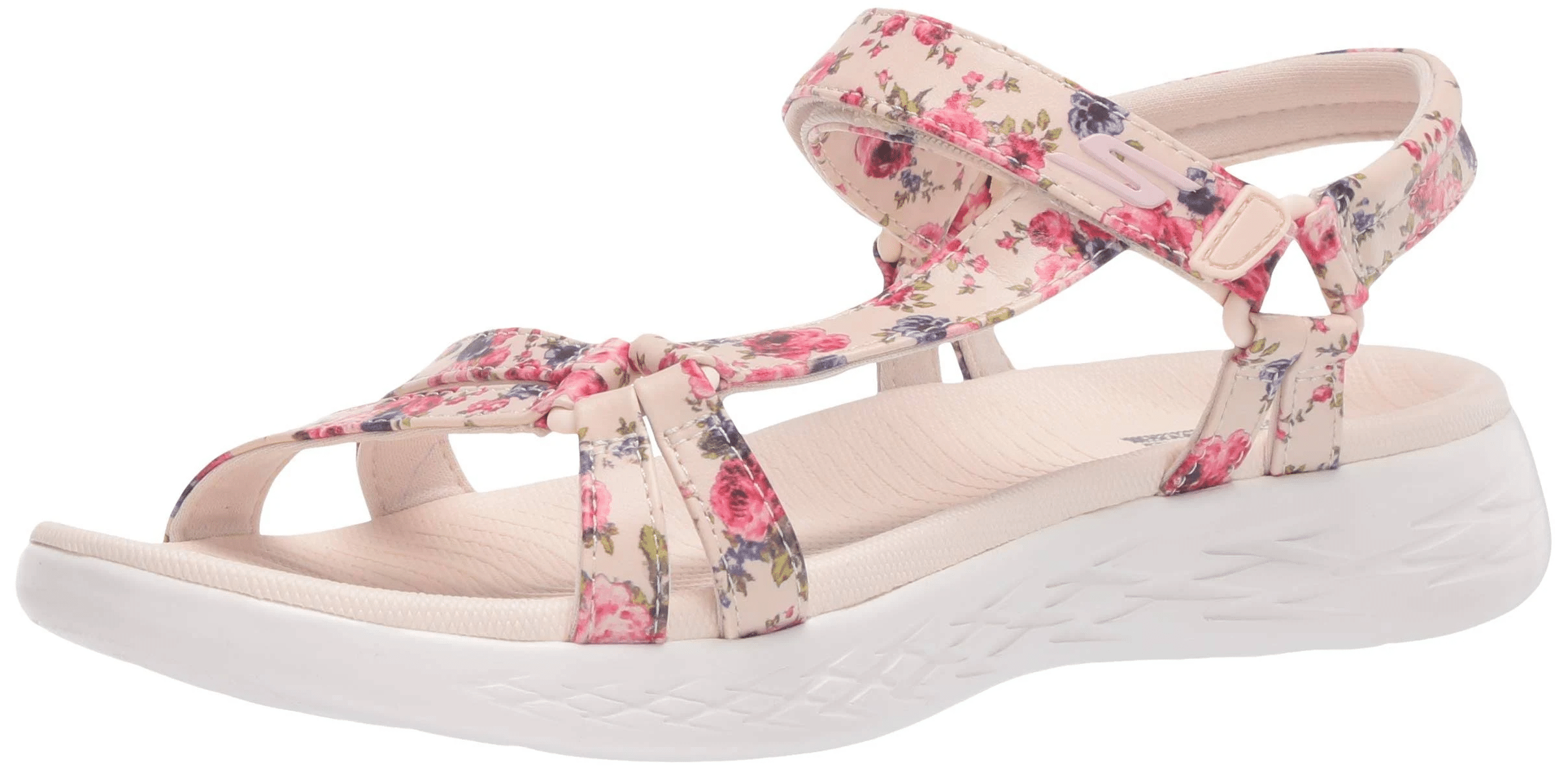 Women&s Skechers on The Go 600 Fleur Sport Sandal - Thefalconwears