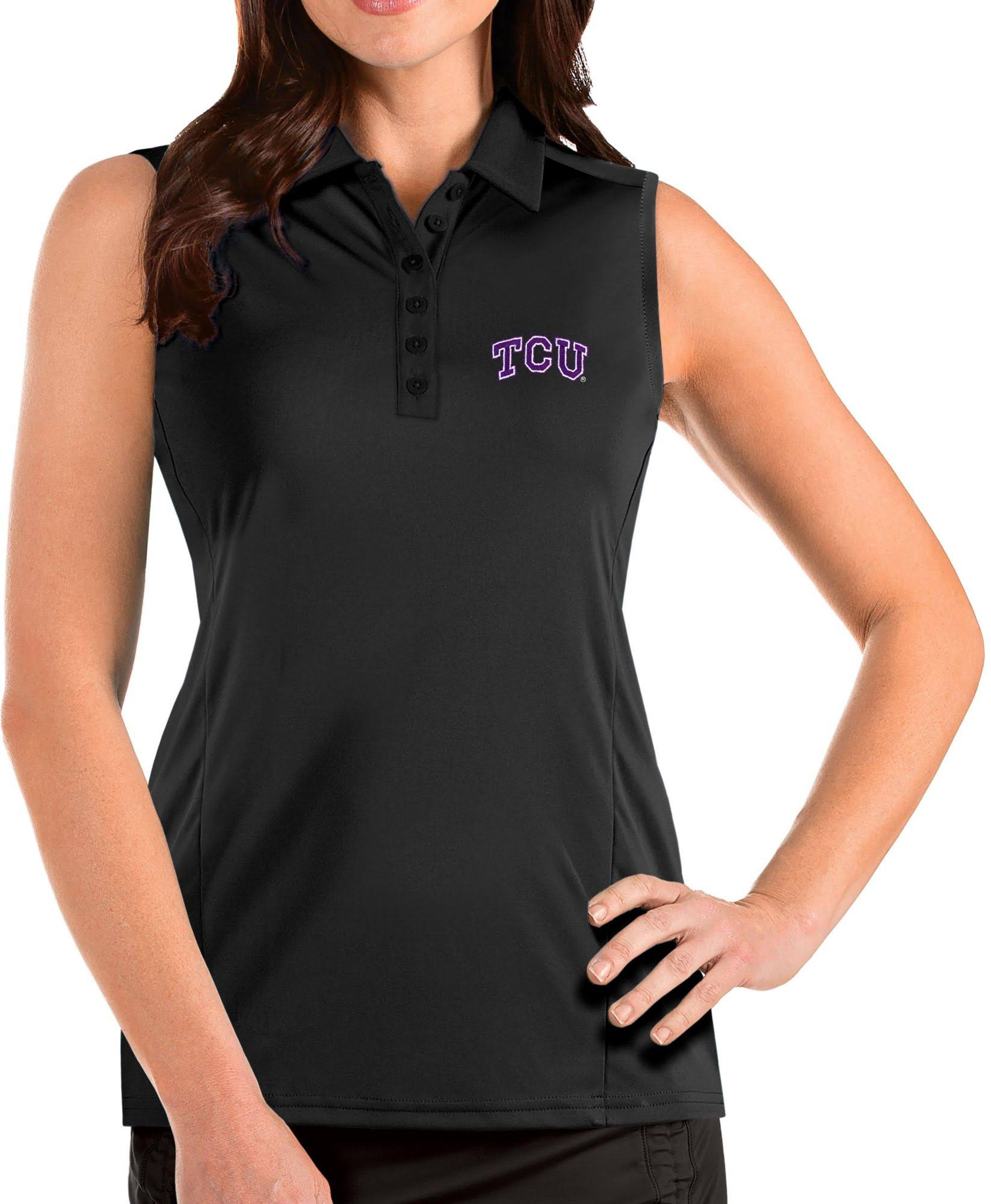 black tcu polo