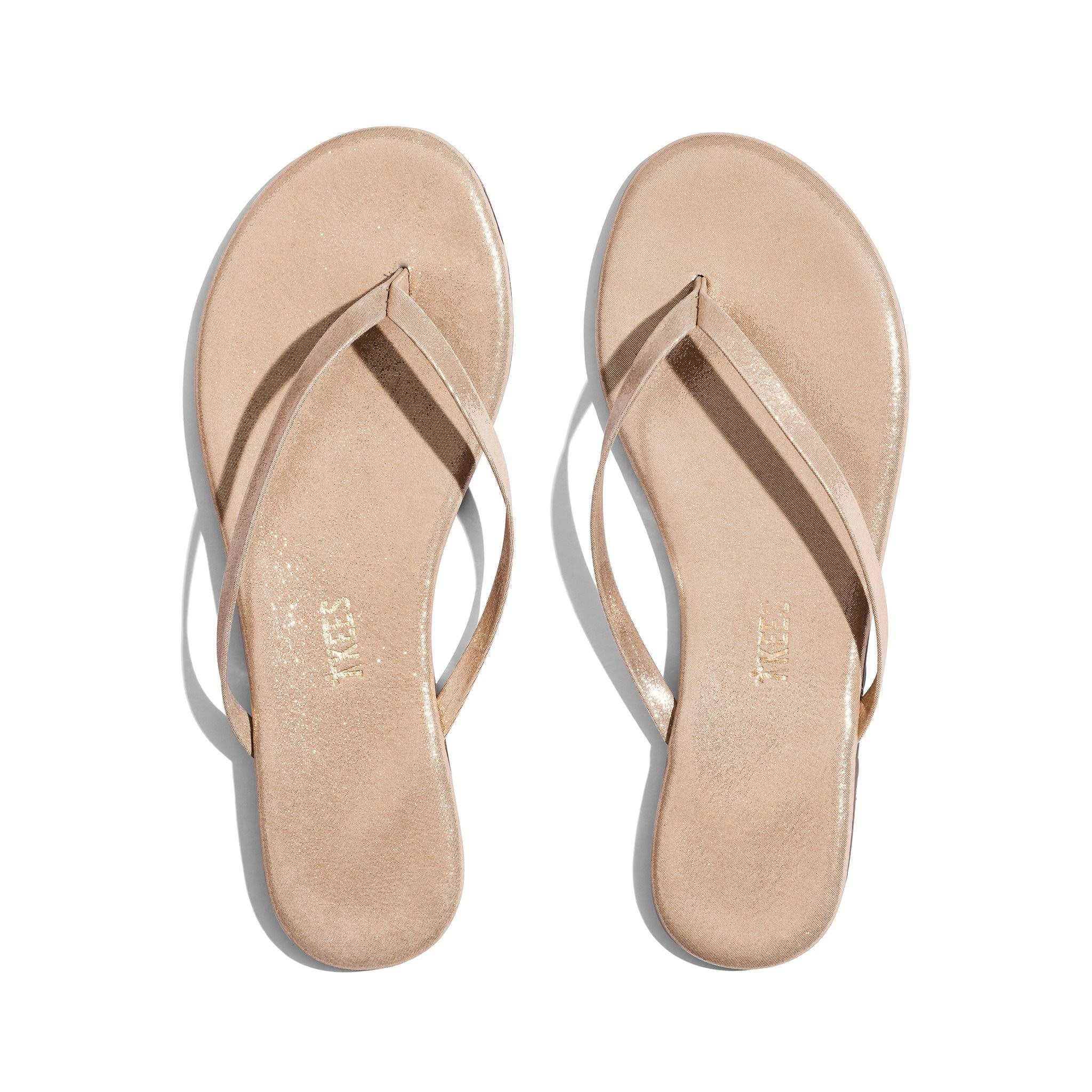 Tkees Women&s Glitters Sandal Pink Pearl 6 Pink - Thefalconwears