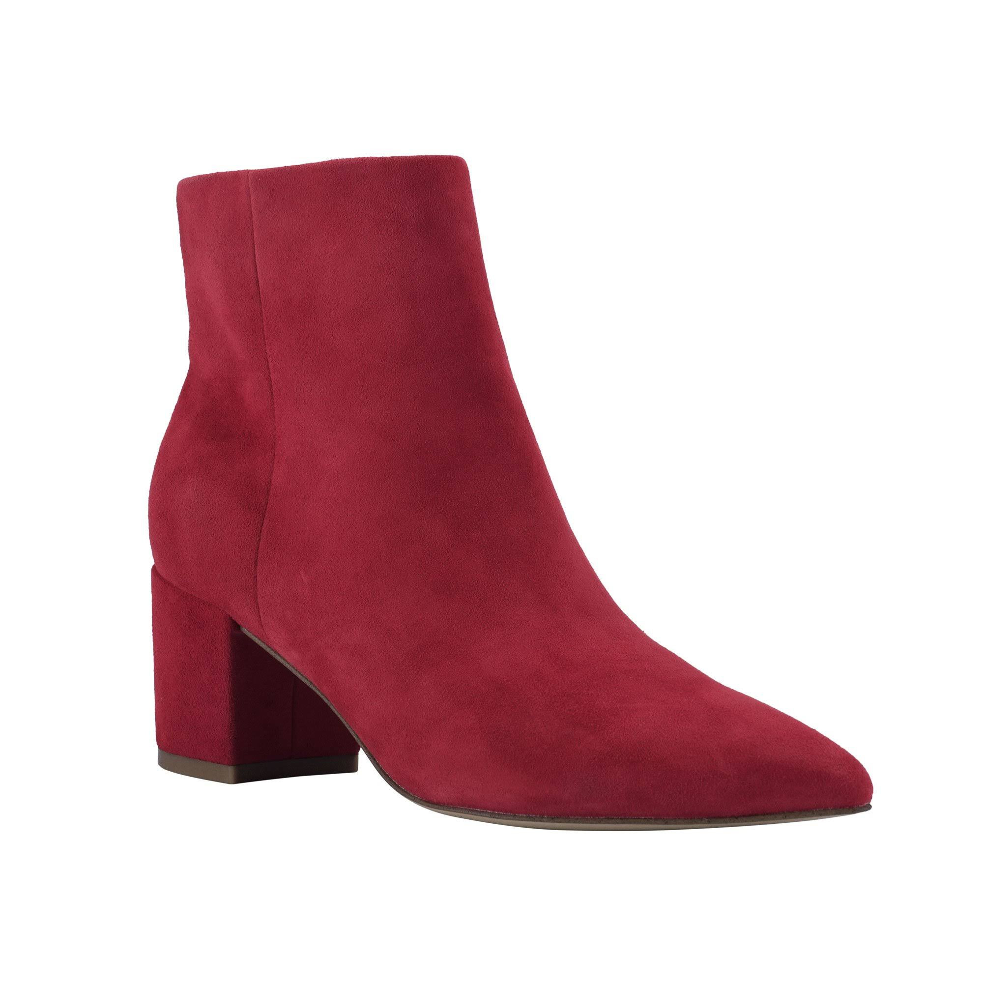 marc fisher jelly block heel booties