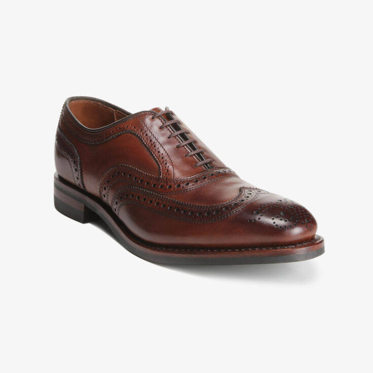 allen edmonds mcallister wingtip oxford with dainite rubber sole