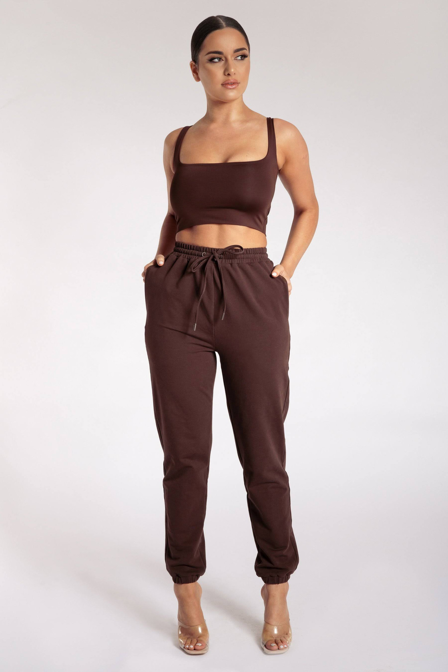 meshki satin joggers