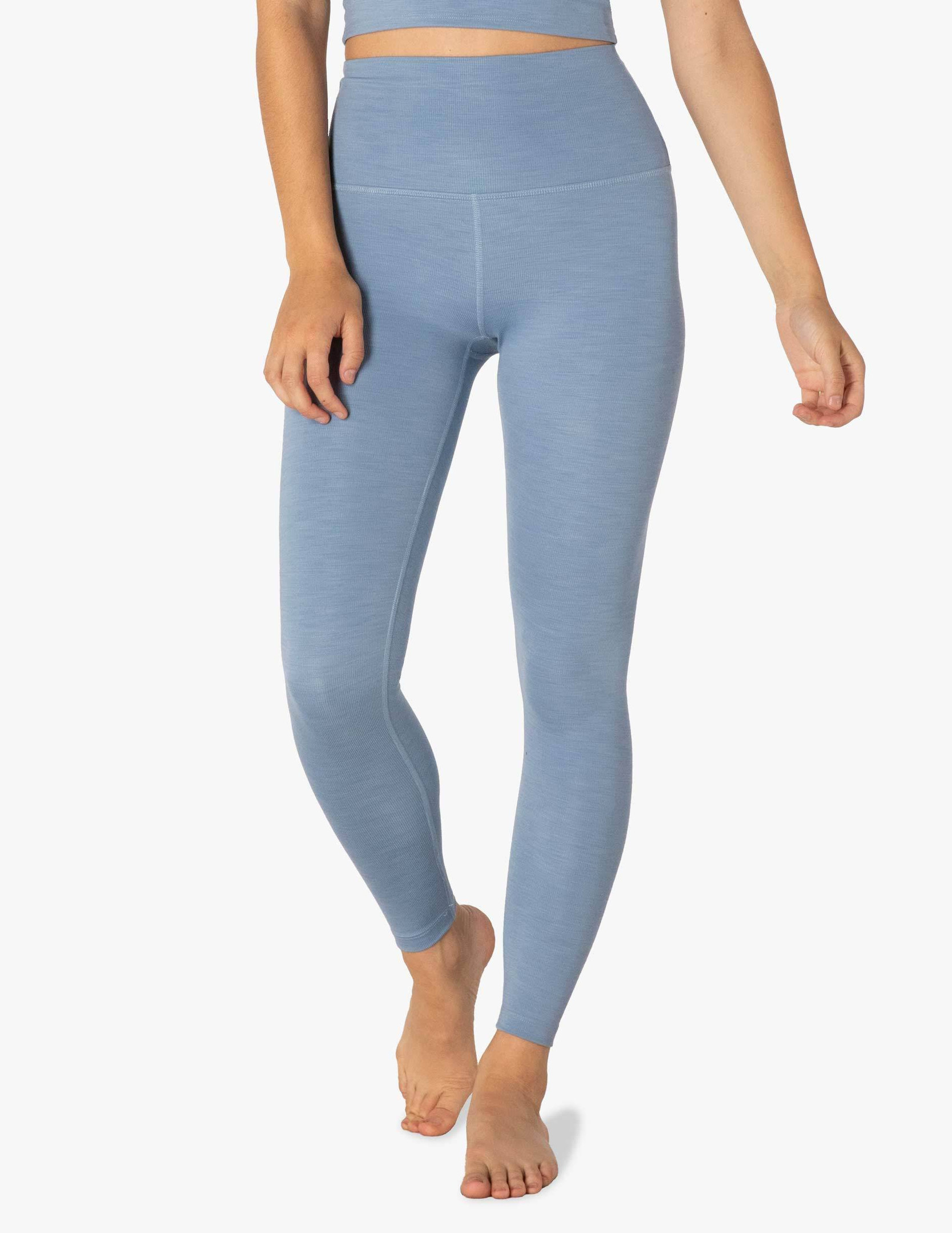 beyond yoga heather rib jogger