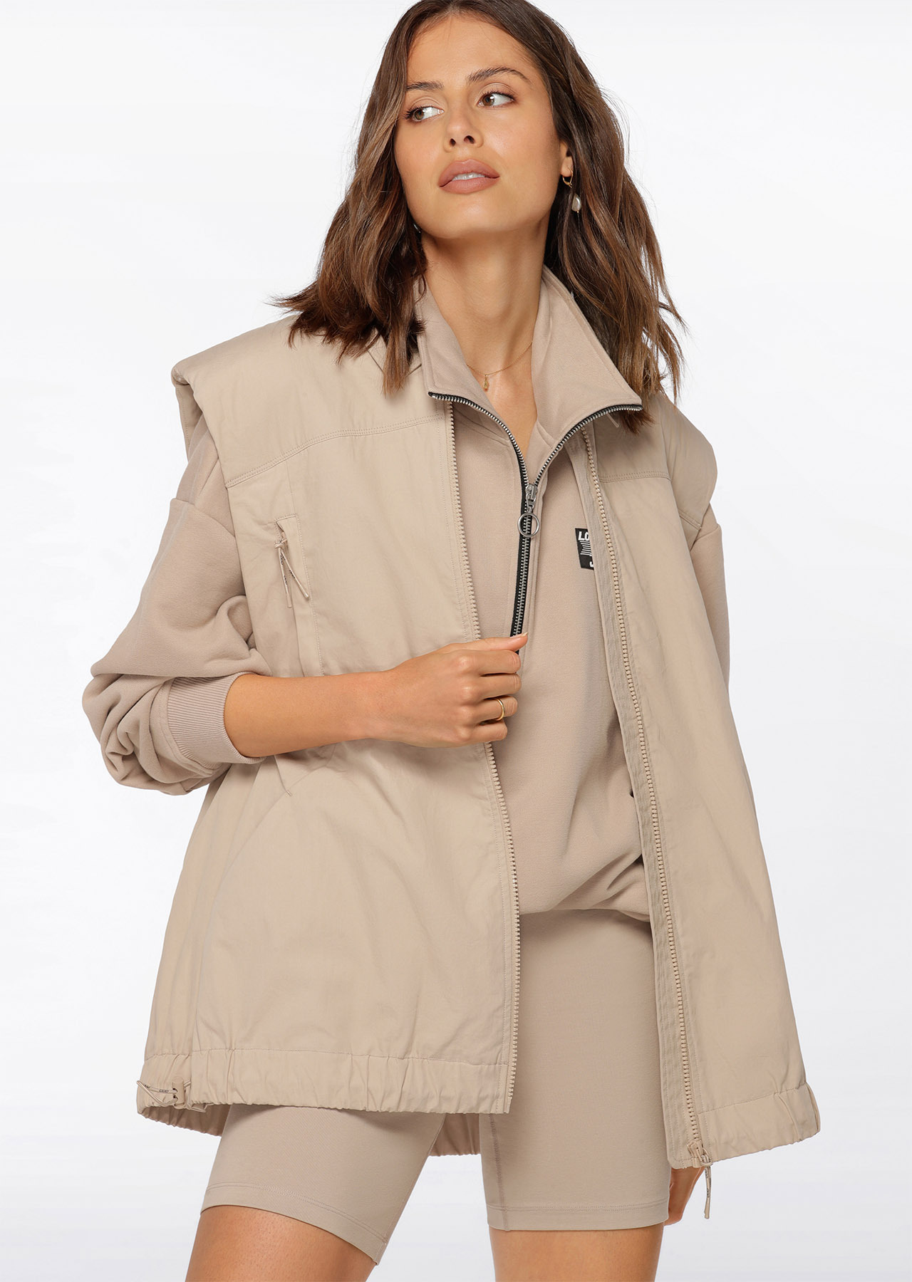 Lorna Jane Throw Over Sleeveless Jacket