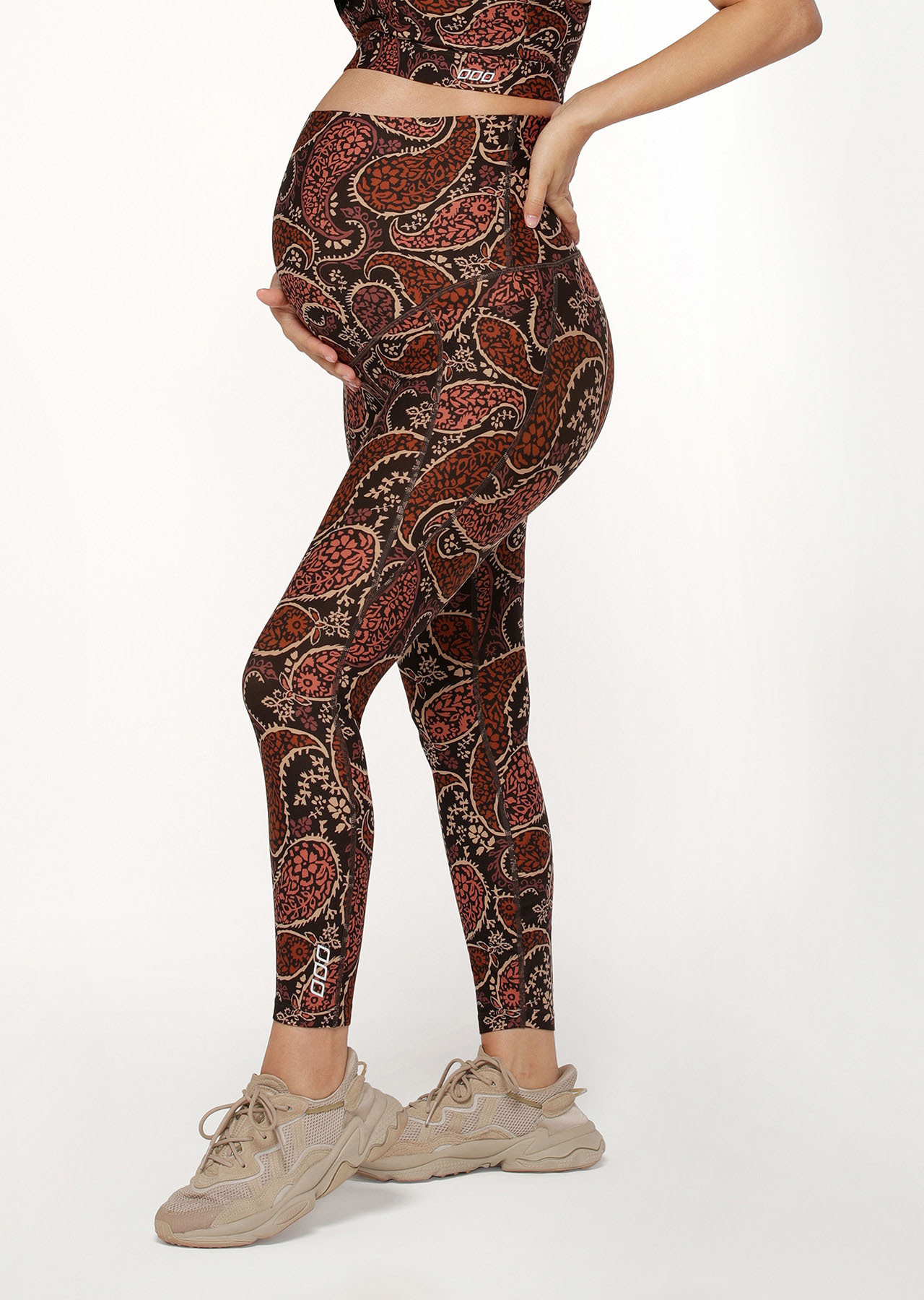 Lorna Jane Boheme Phone Pocket Maternity Ankle Biter Leggings