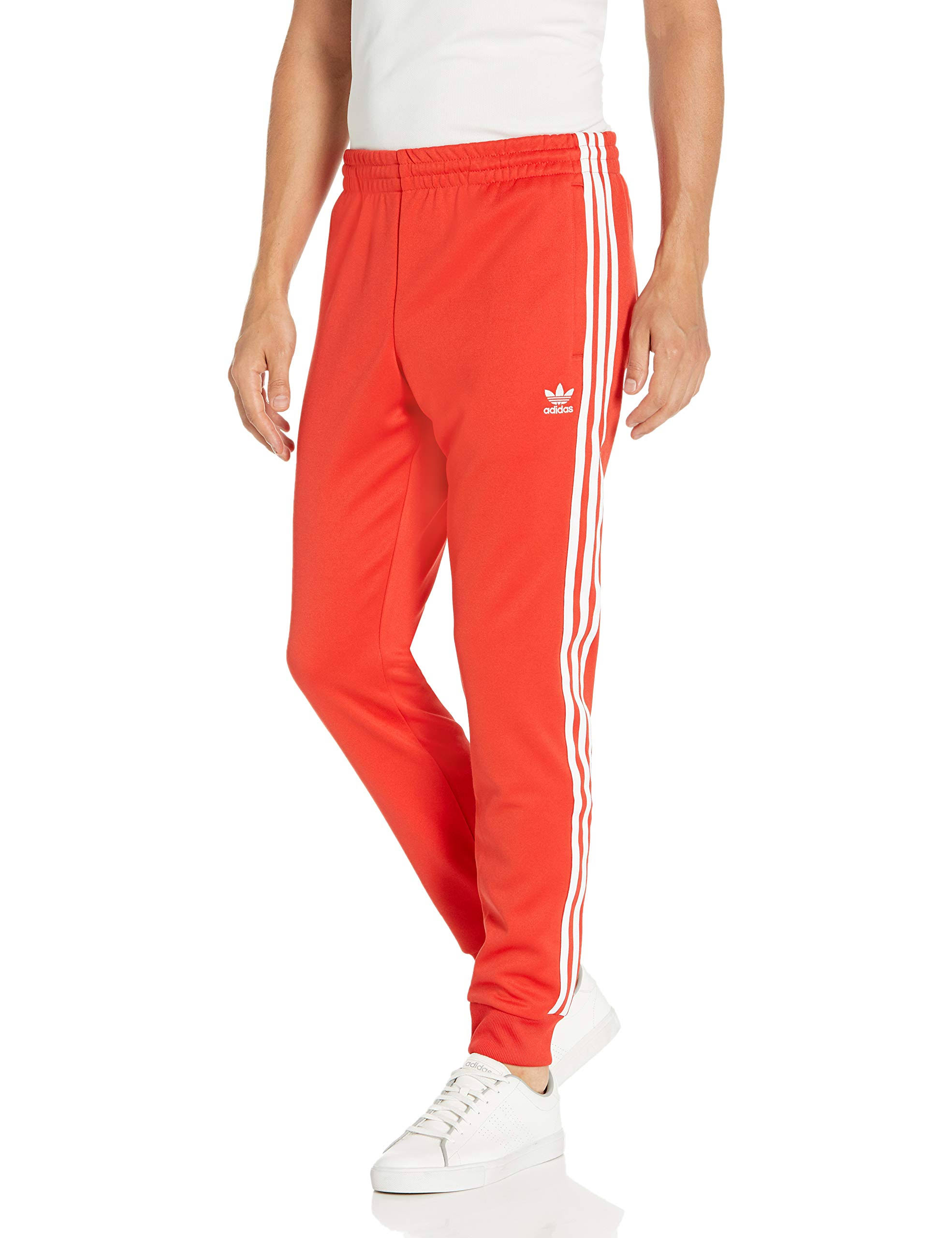 adidas lush red pants