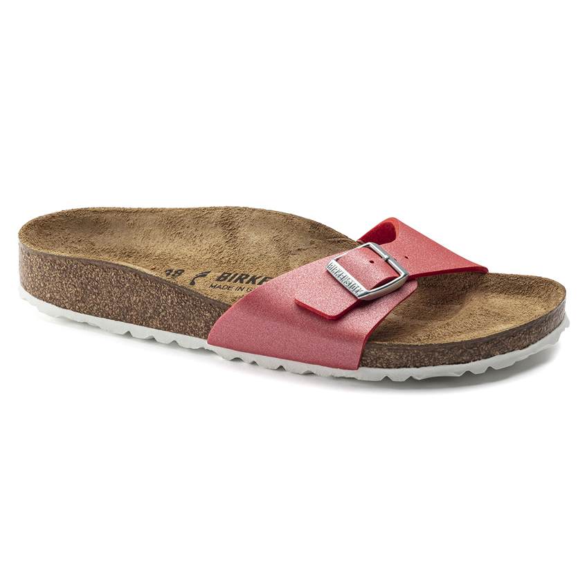 icy metallic poppy birkenstock