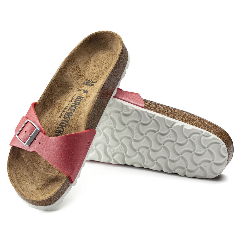 icy metallic poppy birkenstock