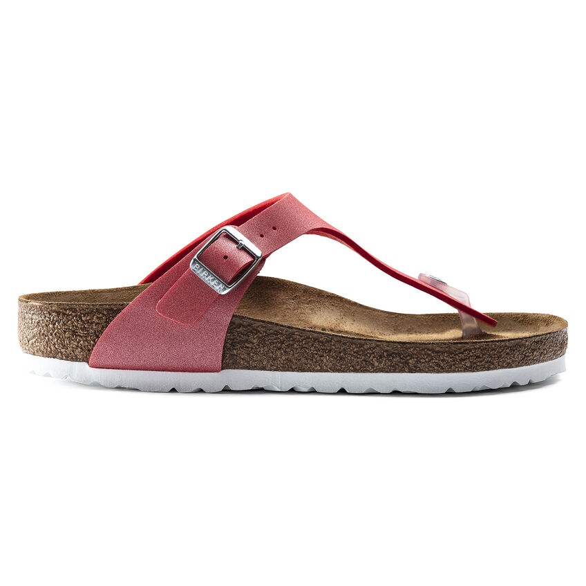 icy metallic poppy birkenstock