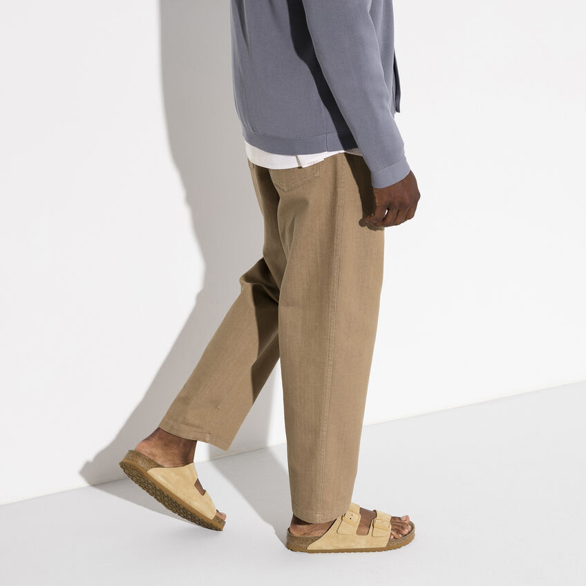 arizona suede leather latte cream