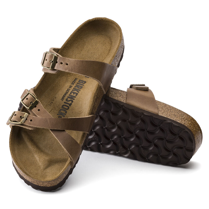 Franca Oiled Leather Tobacco Brown - birkenstock-shop