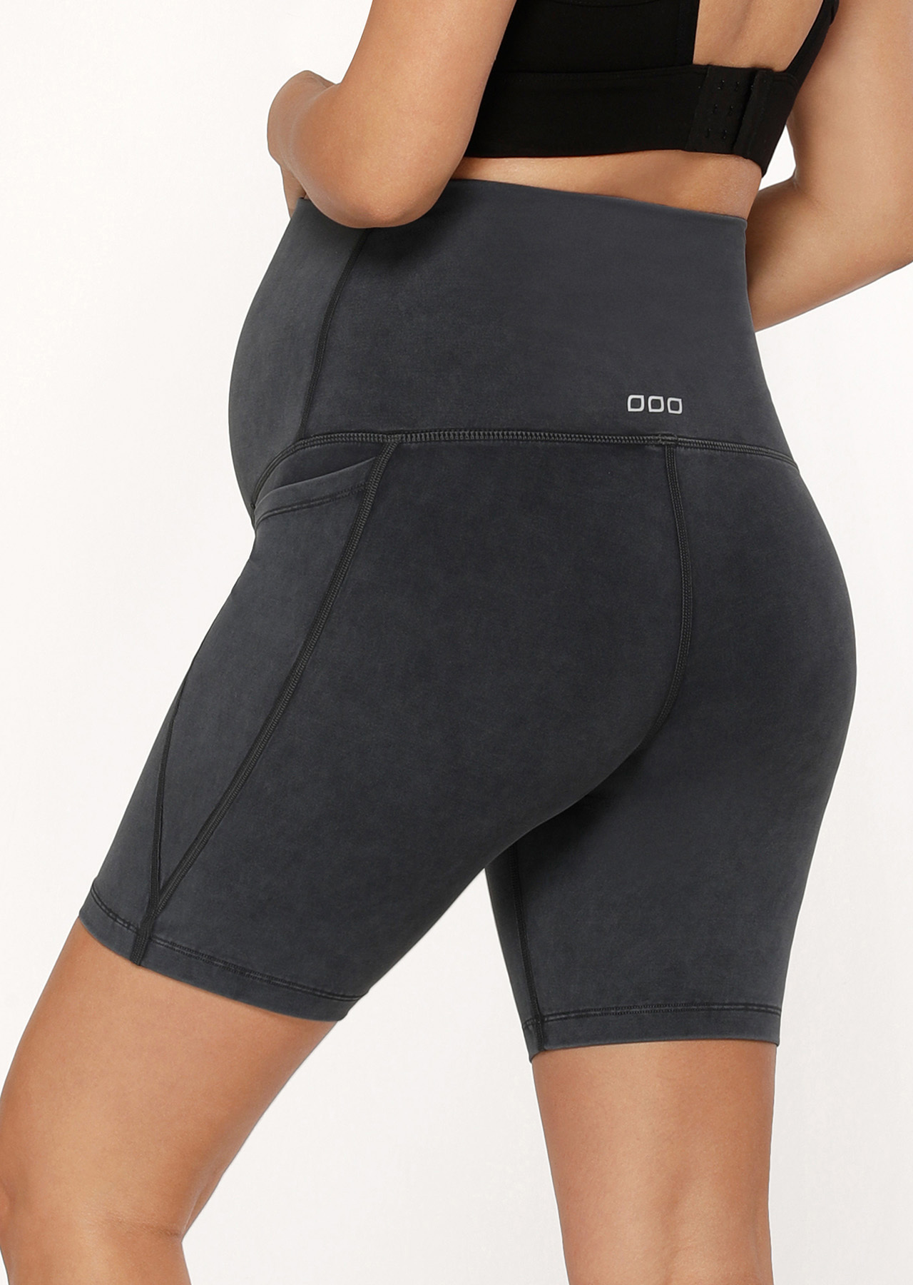 Lorna Jane Maternity Phone Pocket Bike Short