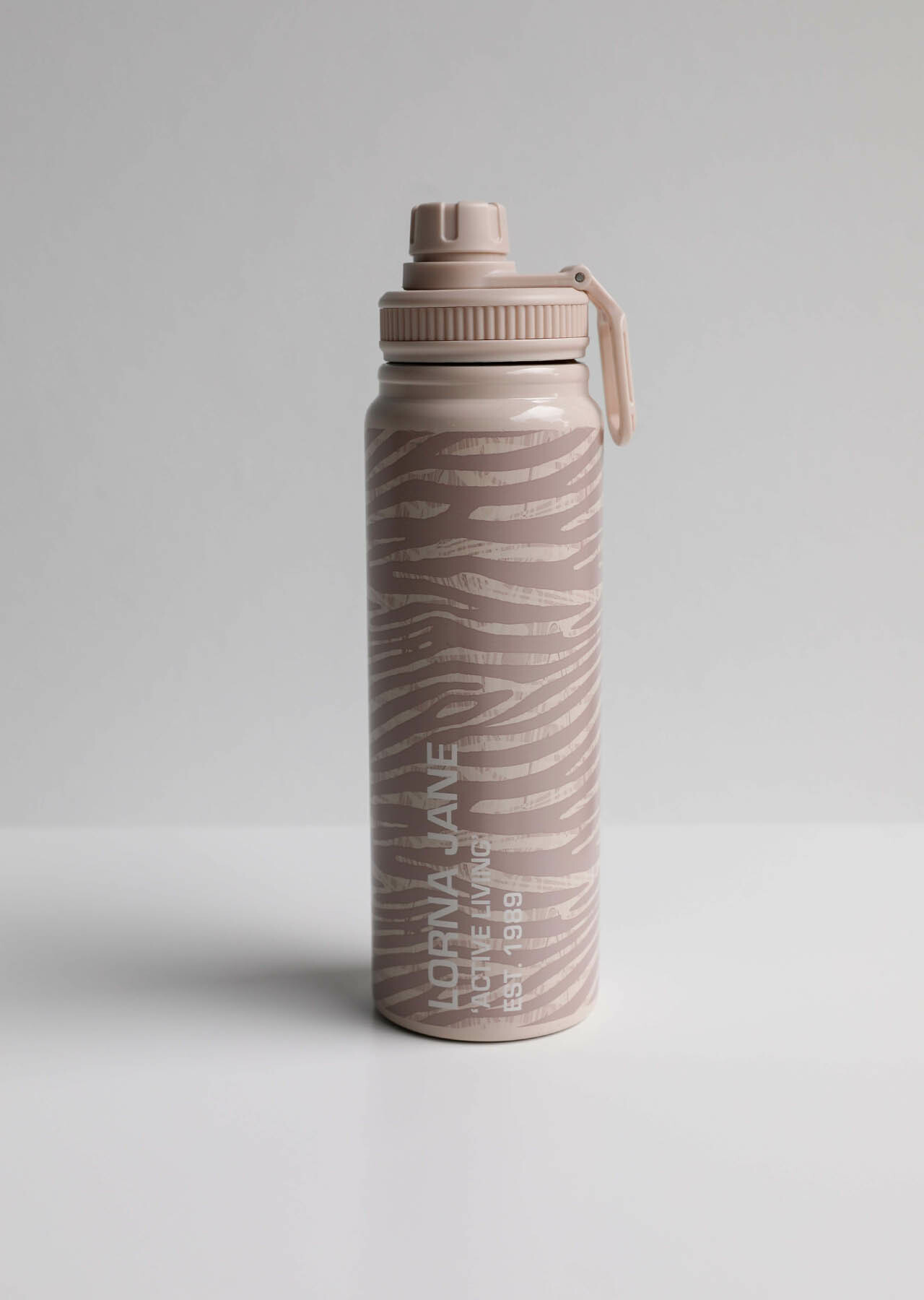 Lorna Jane Zebra Iconic Insulated Water Bottle