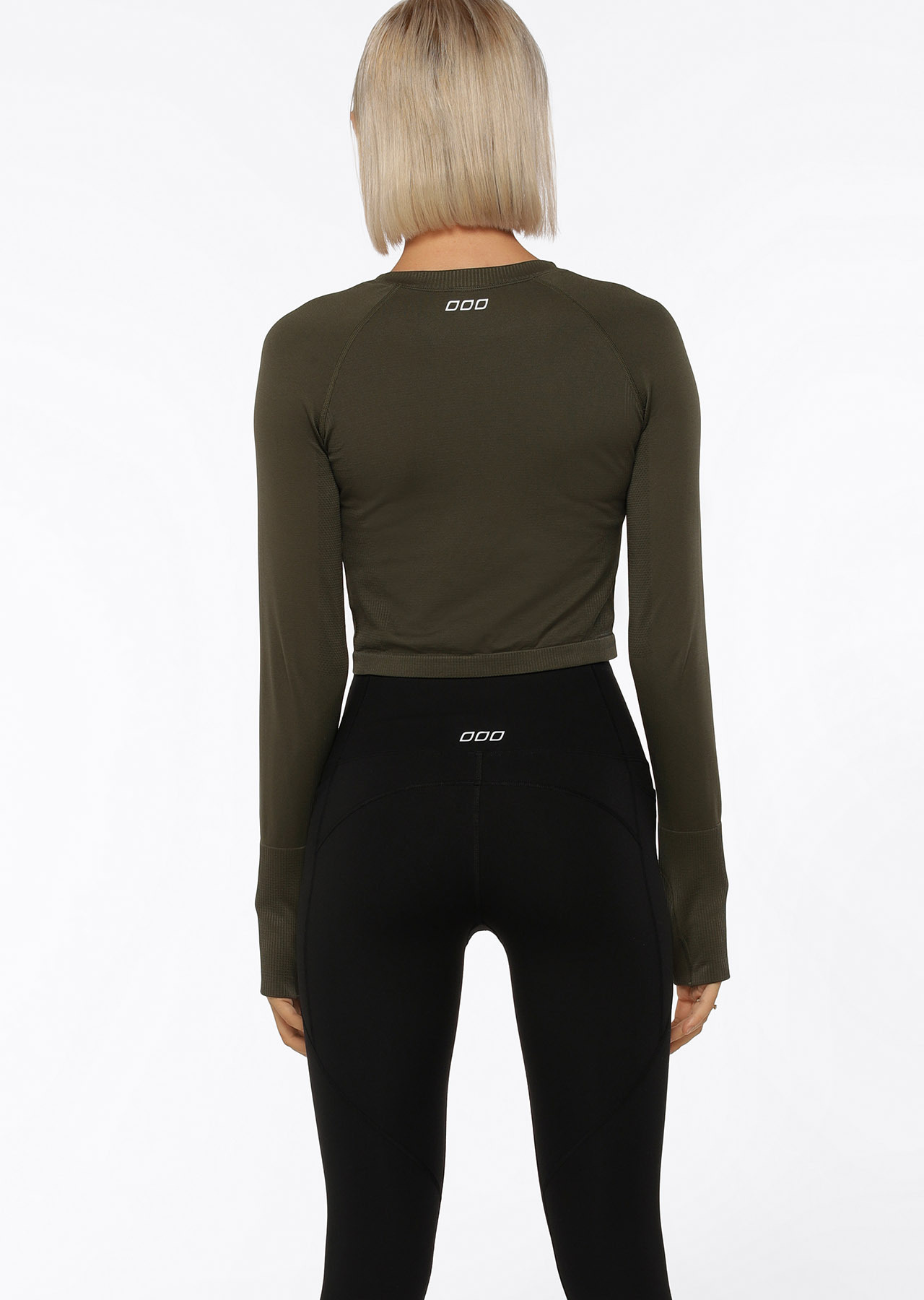 Lorna Jane Dynamic Seamless Cropped Long Sleeve Top