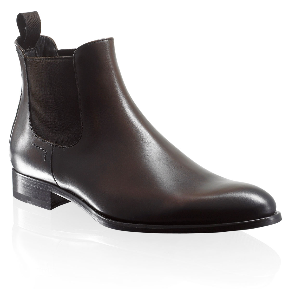 mens black chelsea boots russell and bromley