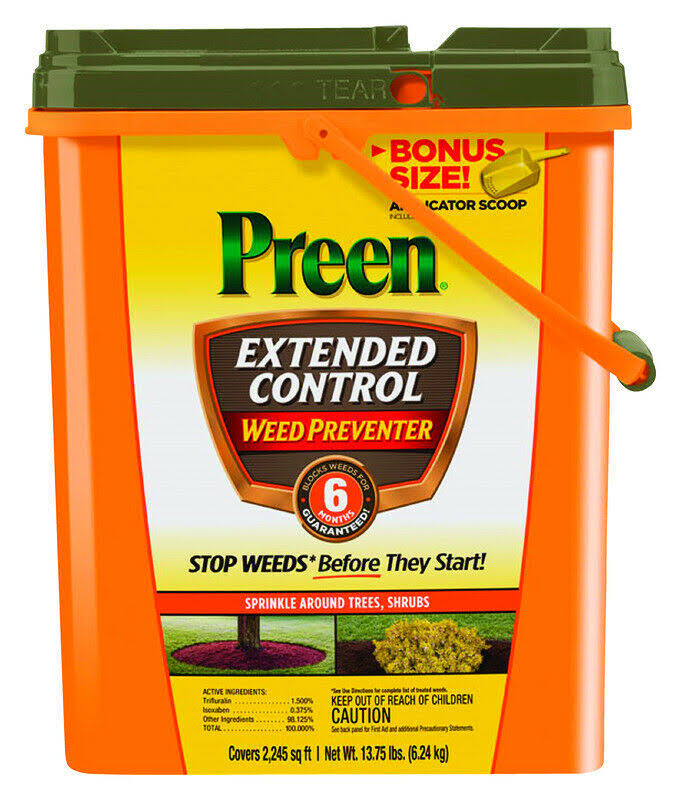 Preen Extended Control Weed Preventer Granules 13.75 lb. - Ecitca