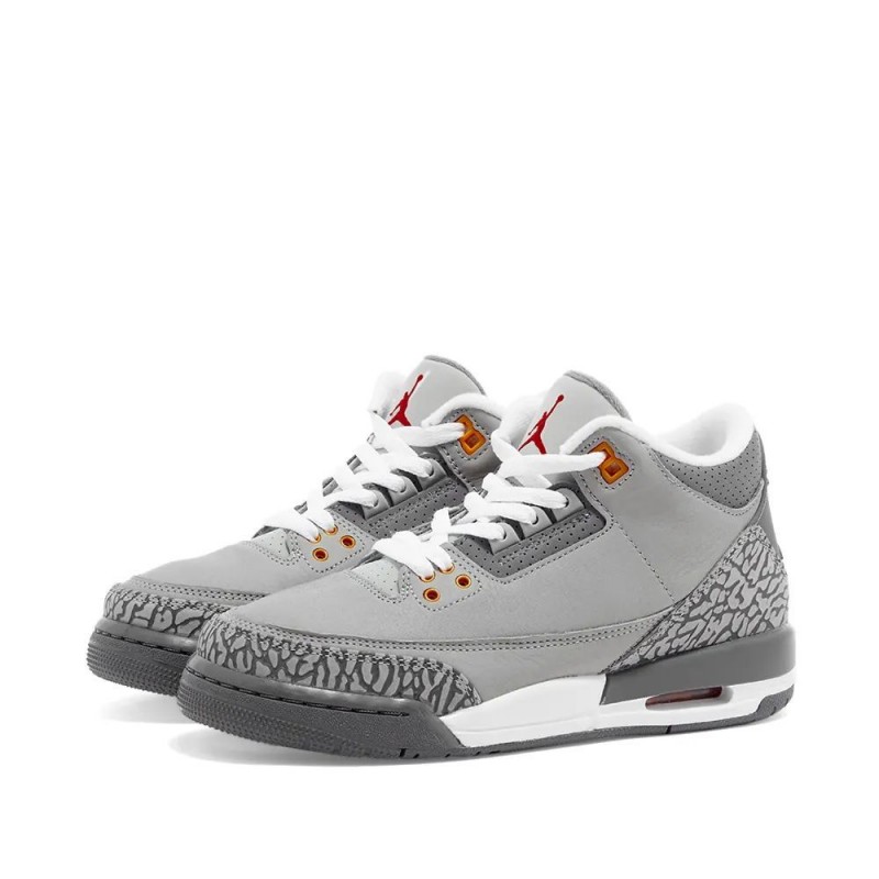 jordan 3 silver red orange