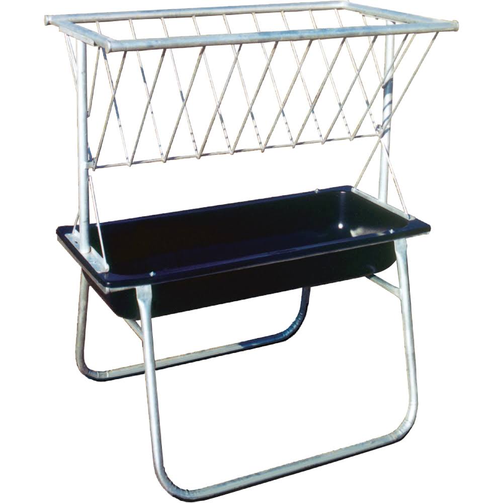 Behlen Country 5' Galvanized Feed Bunk and Hay Rack WGL07