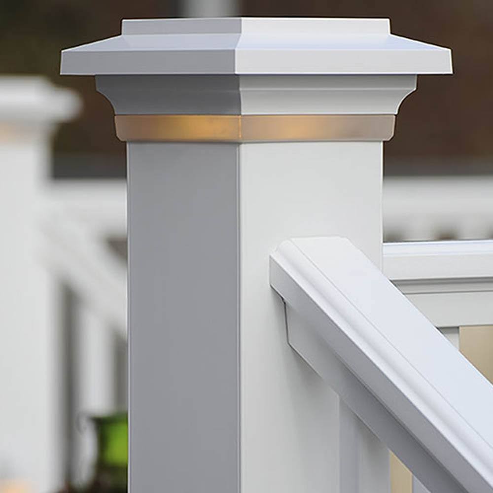 Azek 5 1/2x22 LED Post Cap Light Module ADL55X55CAPMOD WGL07