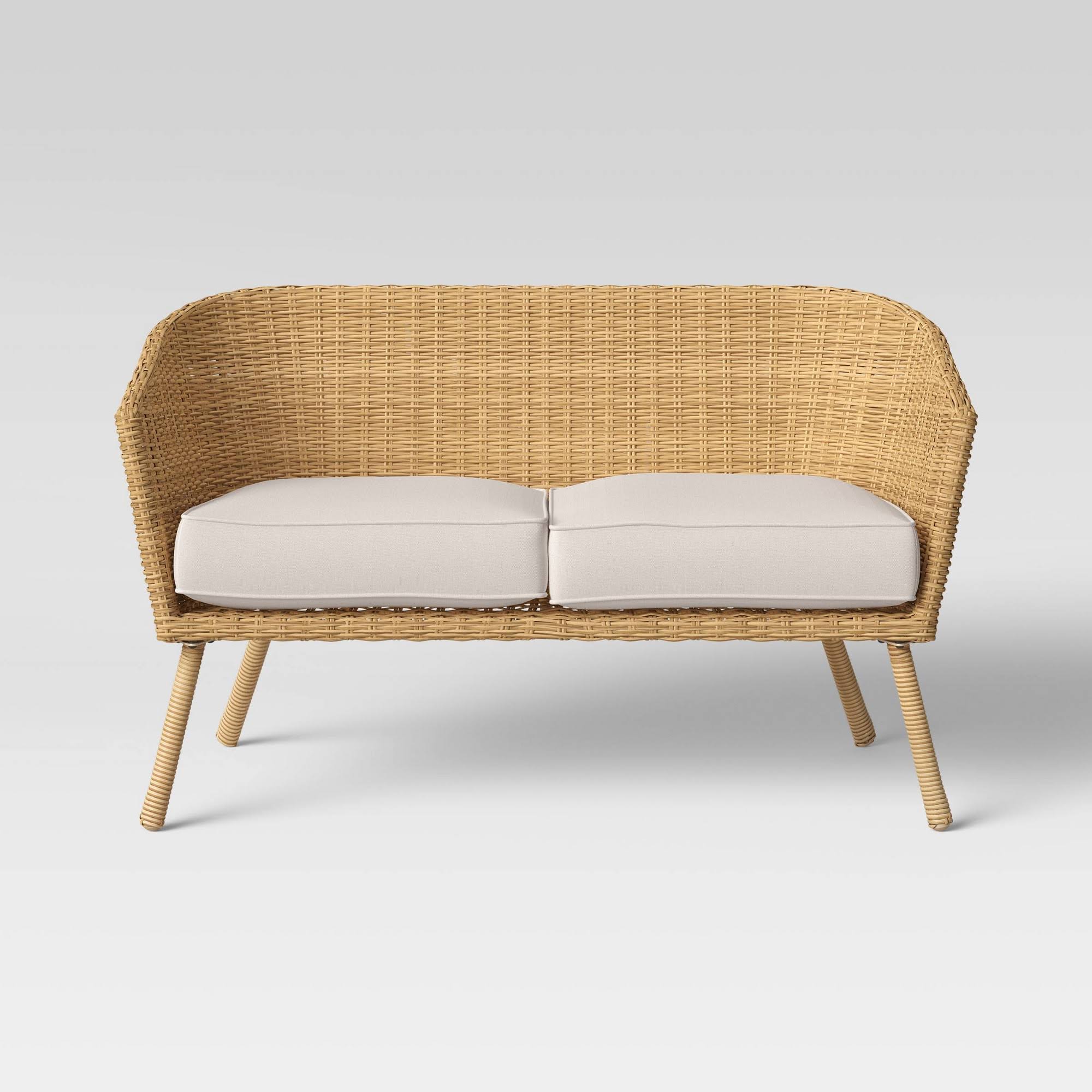 Eliot Closed Weave Patio Loveseat Threshold WGL07