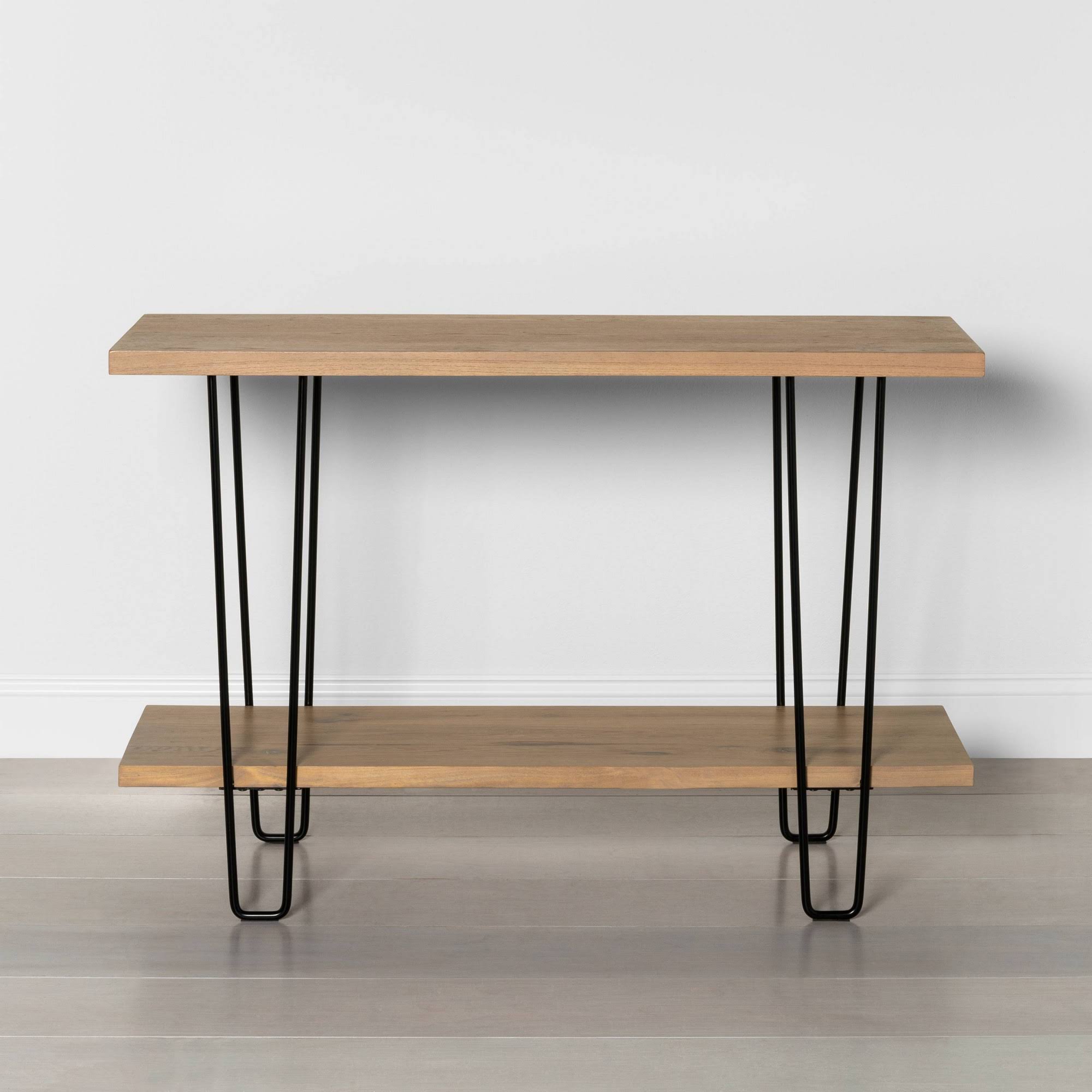 Wood And Wire Console Table Hearth And Hand Magnolia Hairpin Legs Wgl07