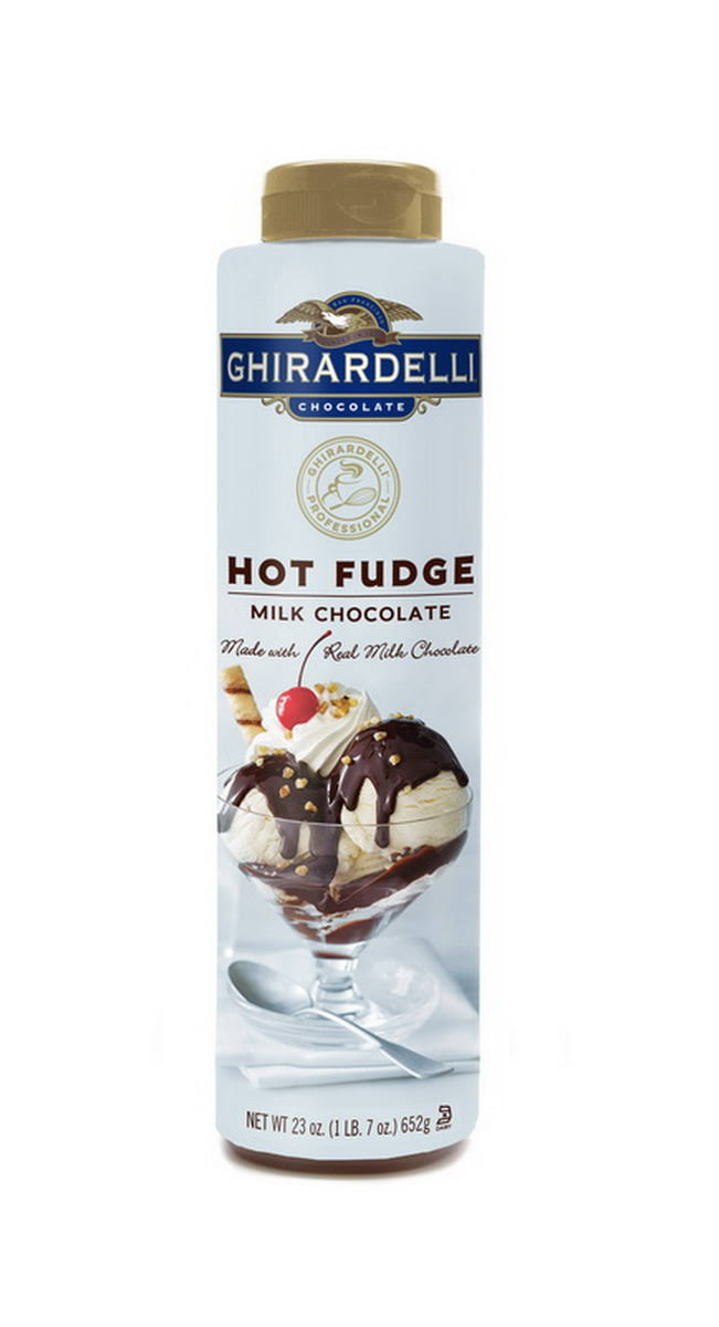 Ghirardelli 62204 Ghiradelli Hot Fudge Squeeze Bottle 1.48Lbs, PK12 WGL07