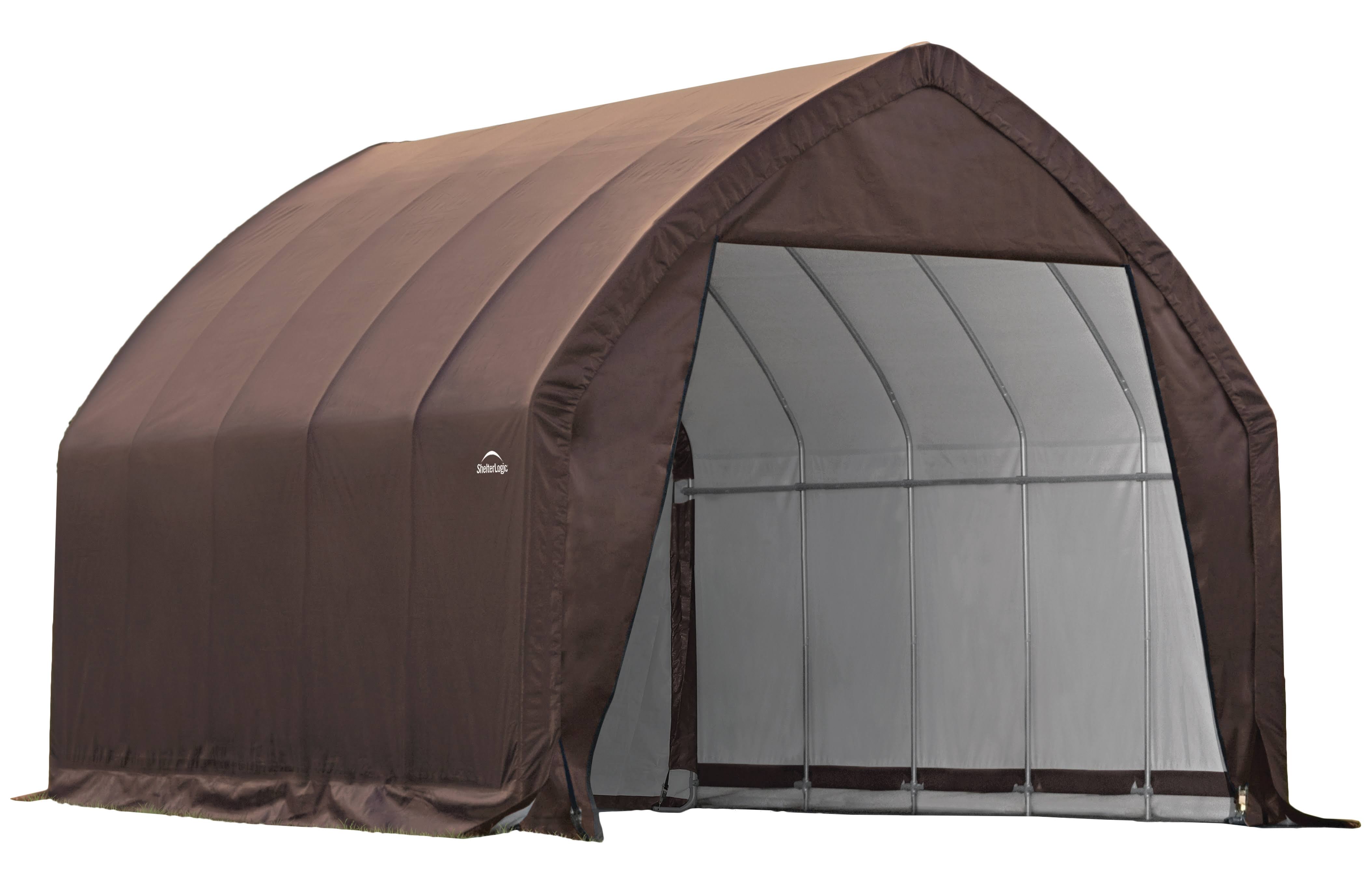 ShelterLogic GarageinaBox SUV/Truck, 13 ft. x 20 ft. x 12 ft. Brown