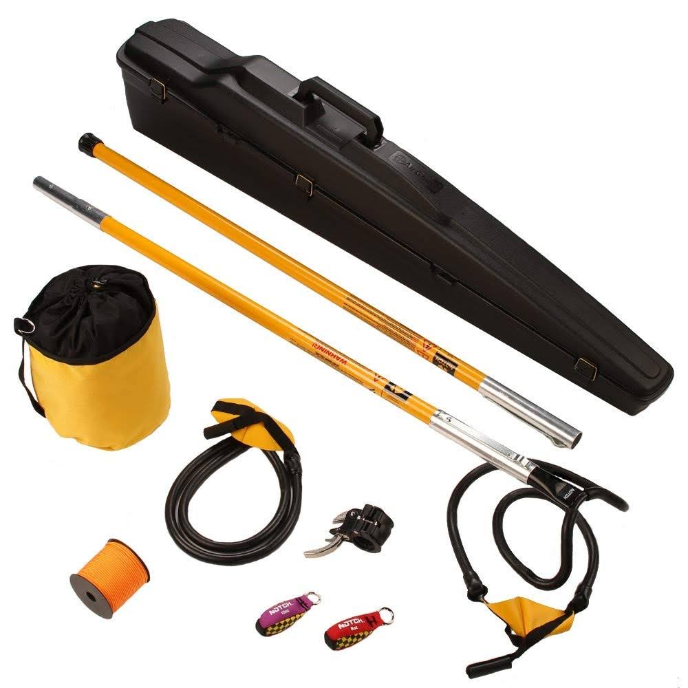 Notch Set1025 Big Shot Throw Line Launcher Deluxe Kit, Black/Yellow WGL07