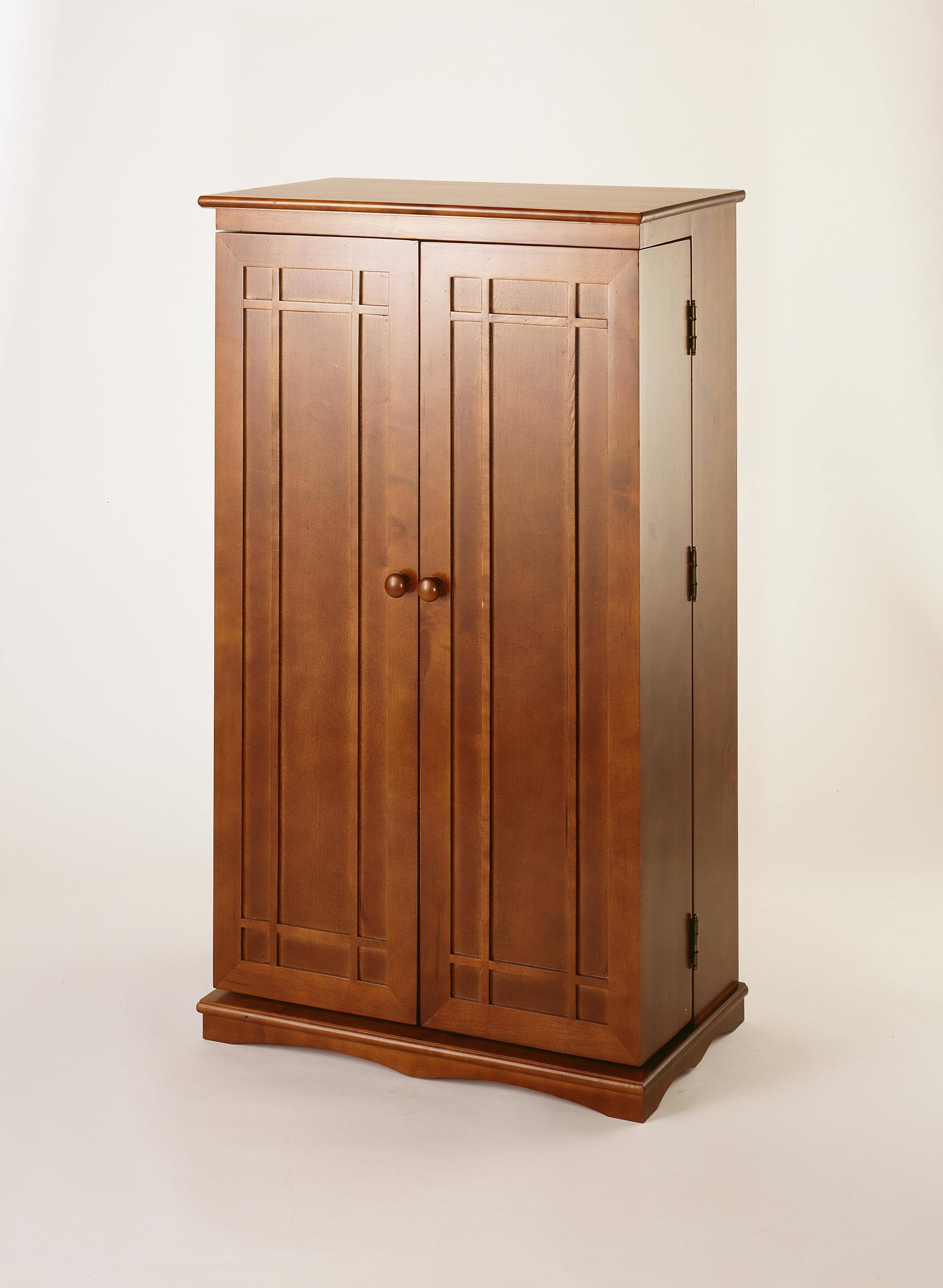 Leslie Dame Classic Mission Style Multimedia Cabinet Finish Walnut Wgl07 0008