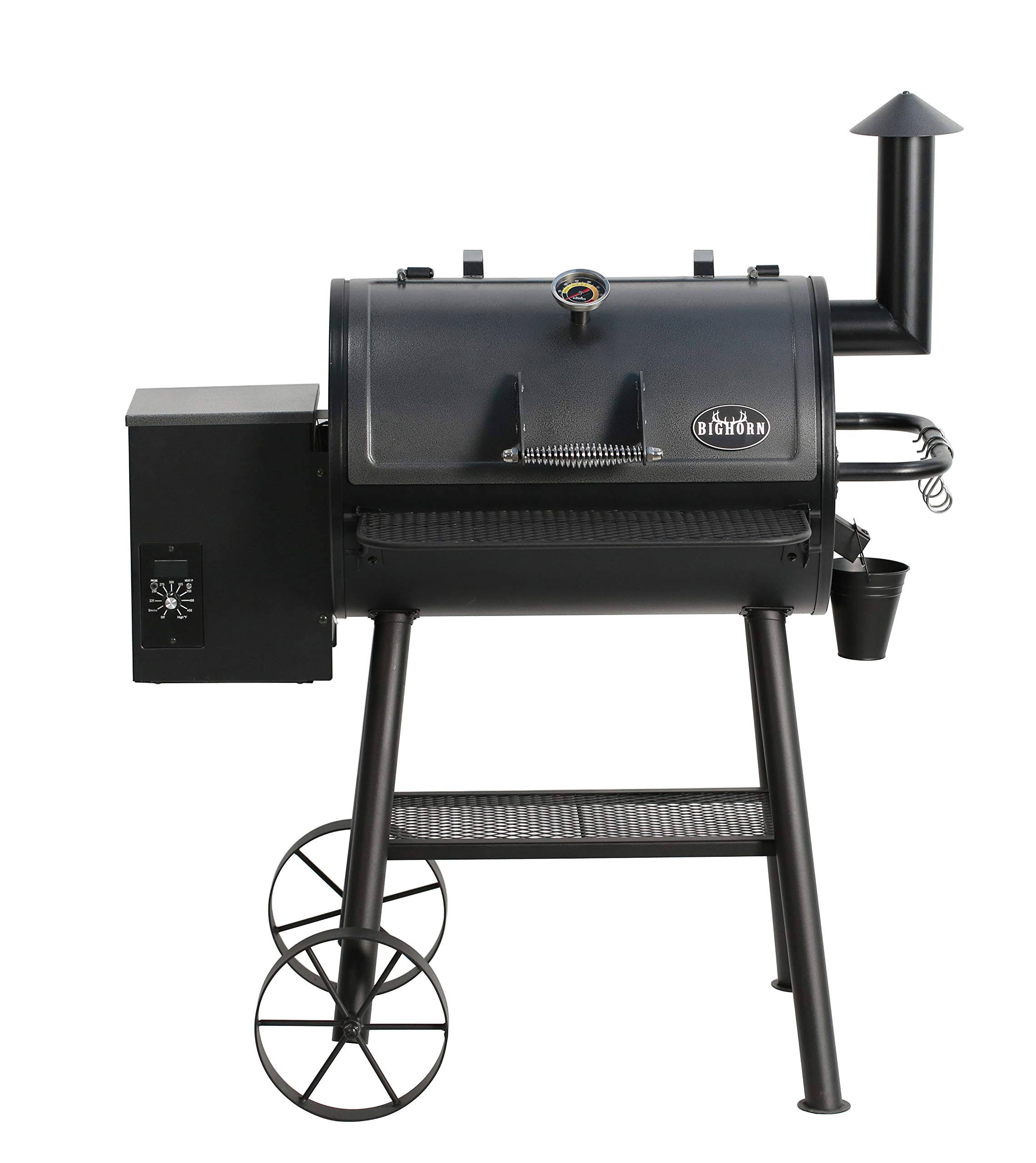 Big Horn Outdoors Wood Pellet Grill u0026 Smoker, BBQ Grill with ...