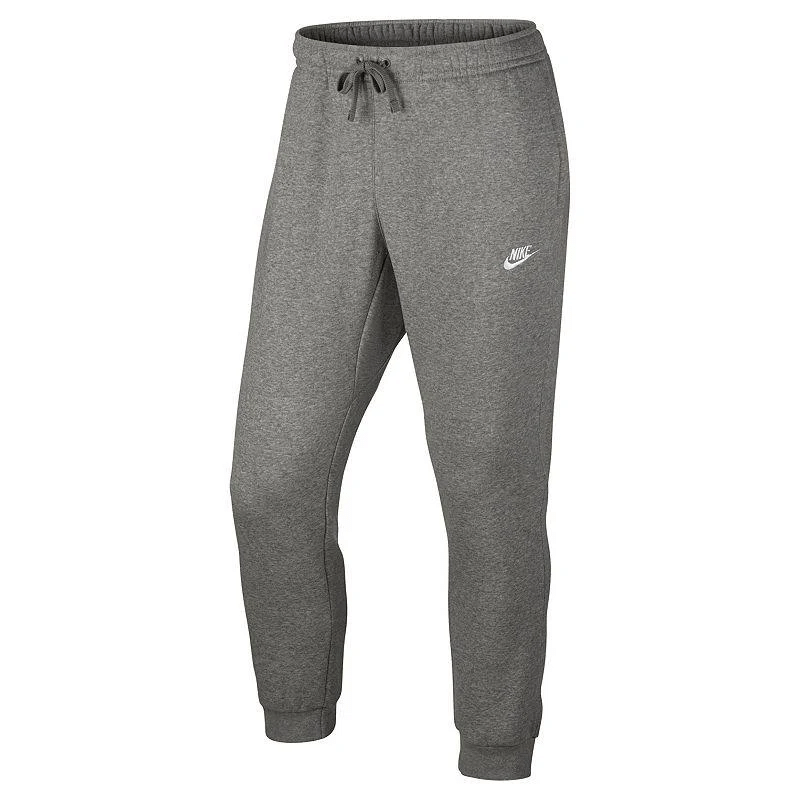 nike club fleece joggers grey medium