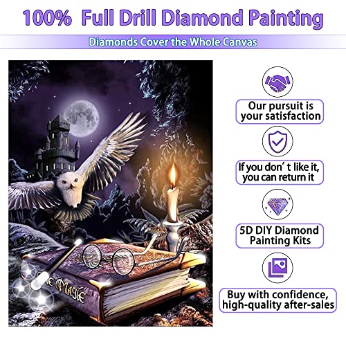 DIY 5D Square Full Drill Art Perfect for Relaxation and Home Wall Decor Diamond Painting Kits Cartoon，12x16inch 