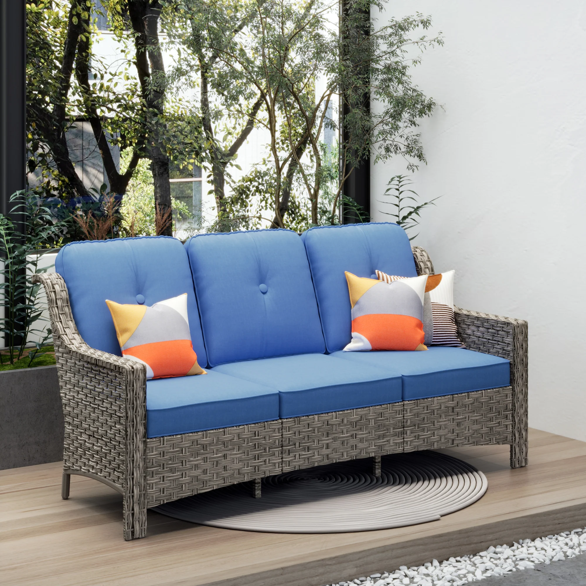 Ovios Outdoor 3-Seat Sofa PAD Series
