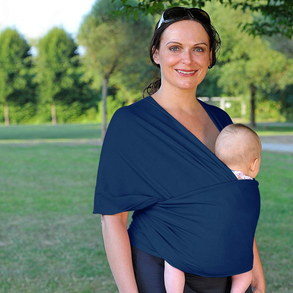 Baby Wrap Carrier,Hands Free Baby Carrier Sling,Lightweight,Breathable,Softness,Perfect for Newborn Infants and Babies Shower Gift,Black