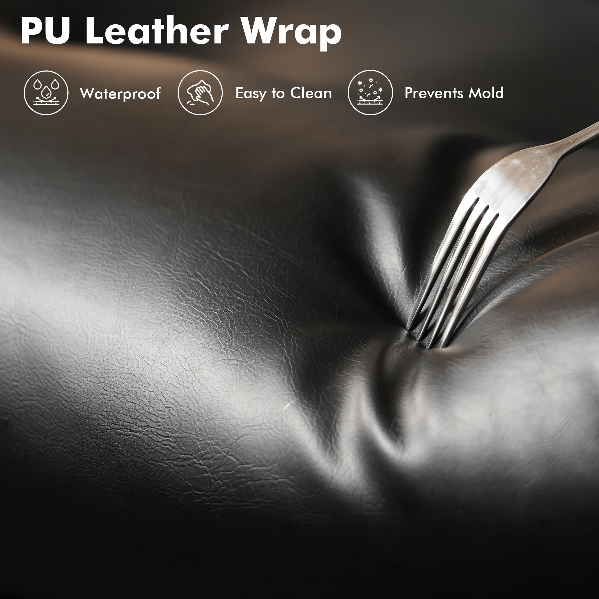 Ovios Office Executive Chair Oversize Cushions PU Fabric