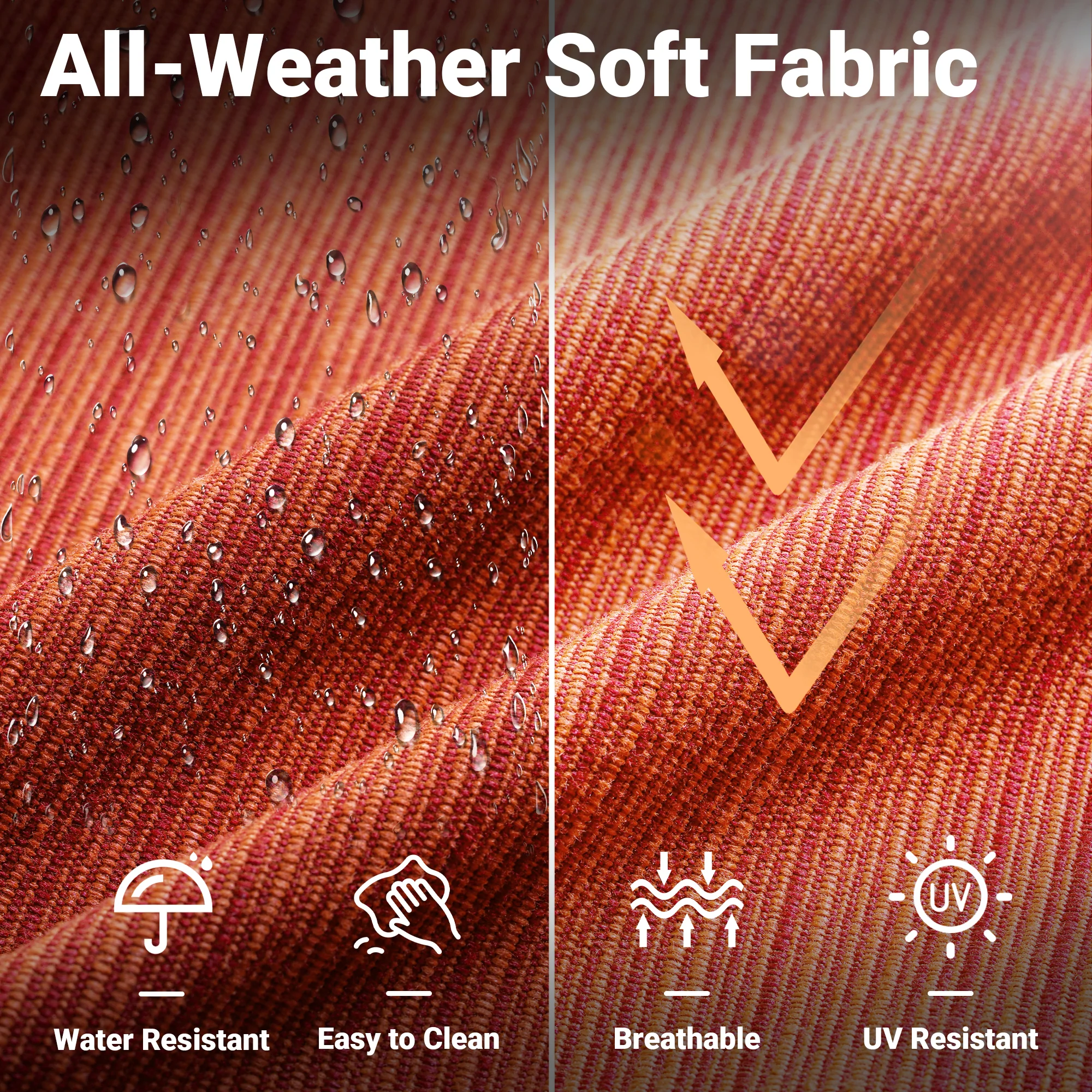 Ovios Outdoor Loveseat New Vultros High BackShape Armrest