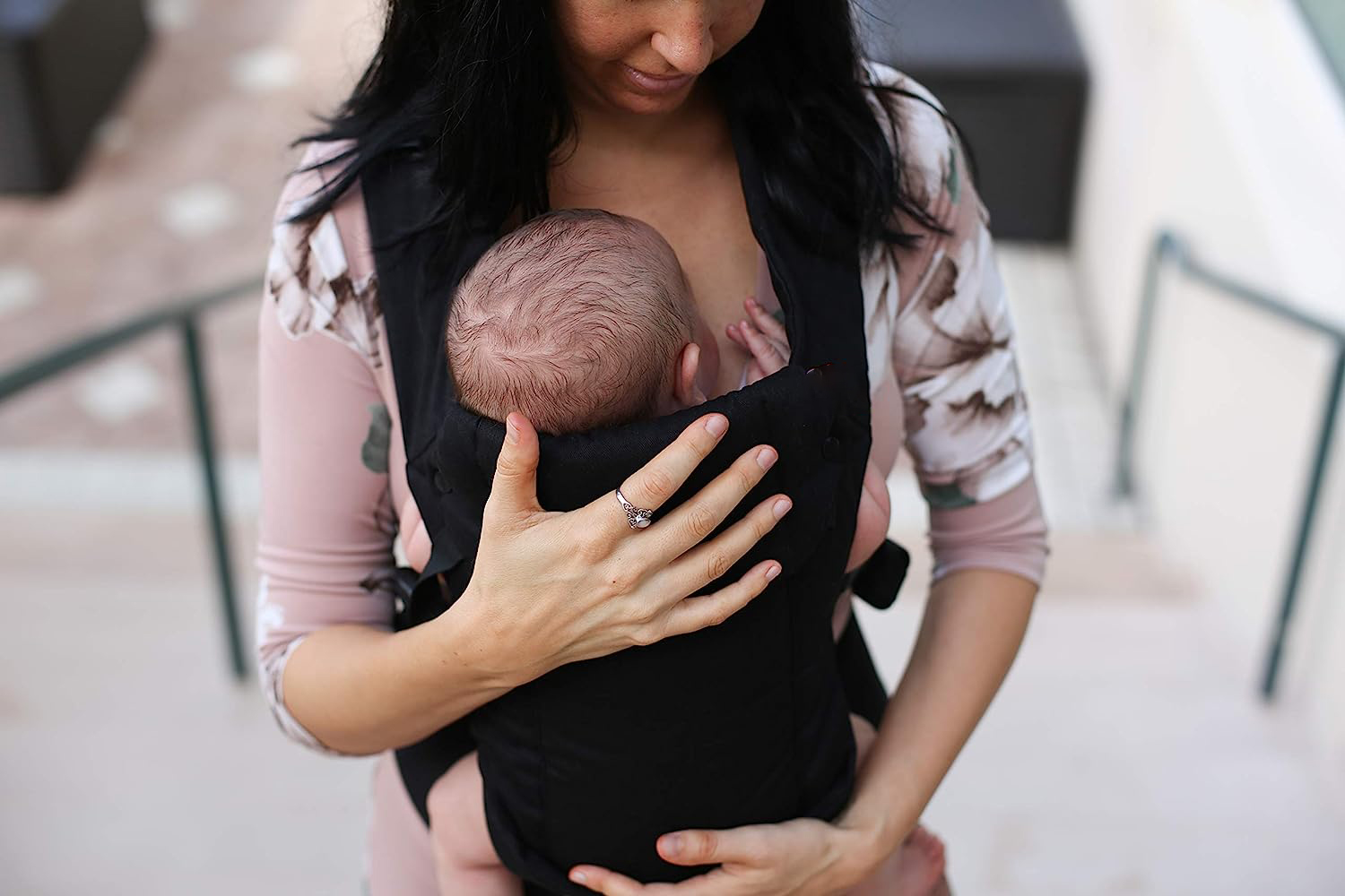 Baby Carrier Newborn to Toddler - All Positions Baby Body Carrier, Baby Carrier Backpack & Baby Front Carrier with Adjustable Seat, Ergonomic Baby Holder Carrier 7-35 lbs (Navy)