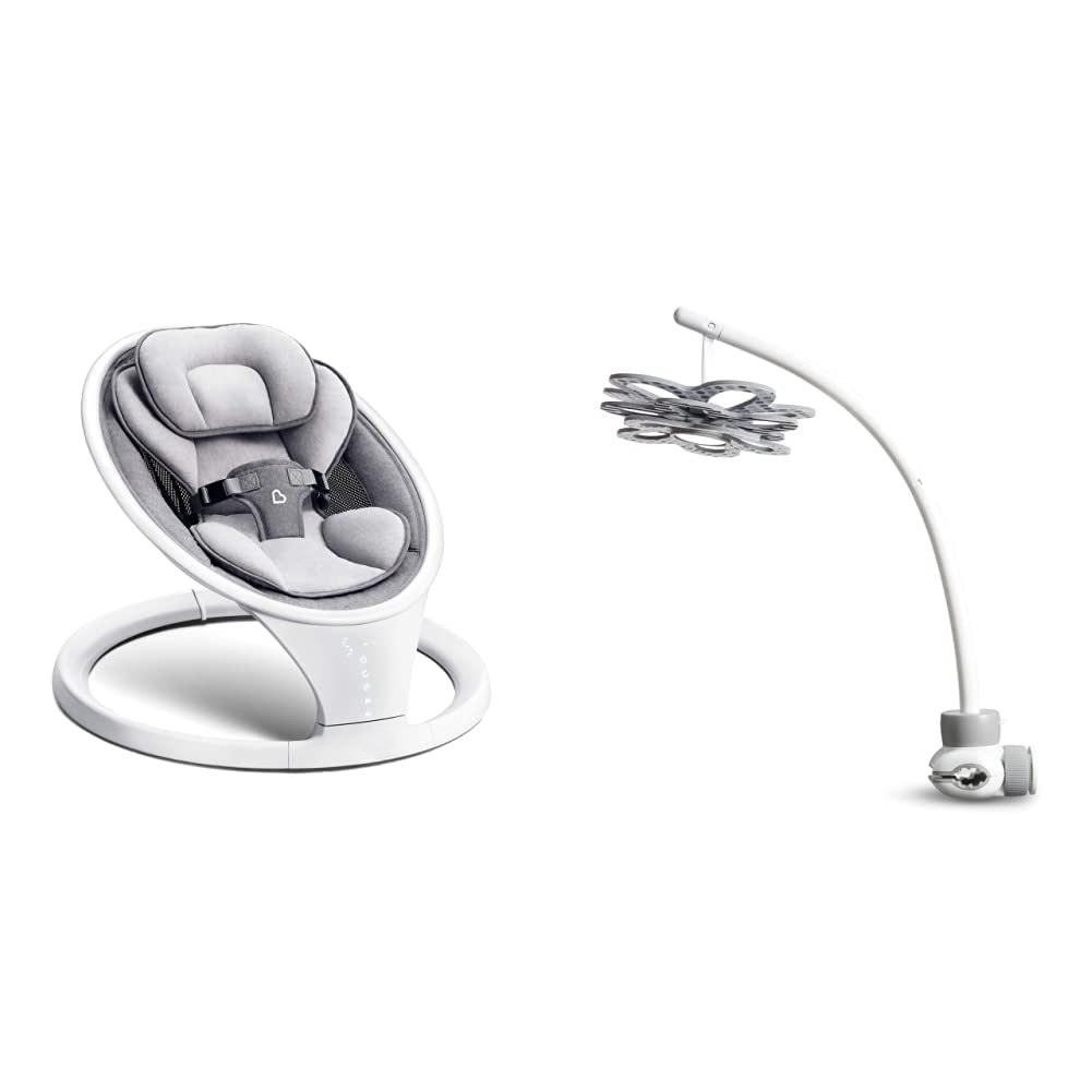 Bluetooth Enabled Lightweight Baby Swing with Natural Sway in 5 Ranges of Motion, Includes Remote Control