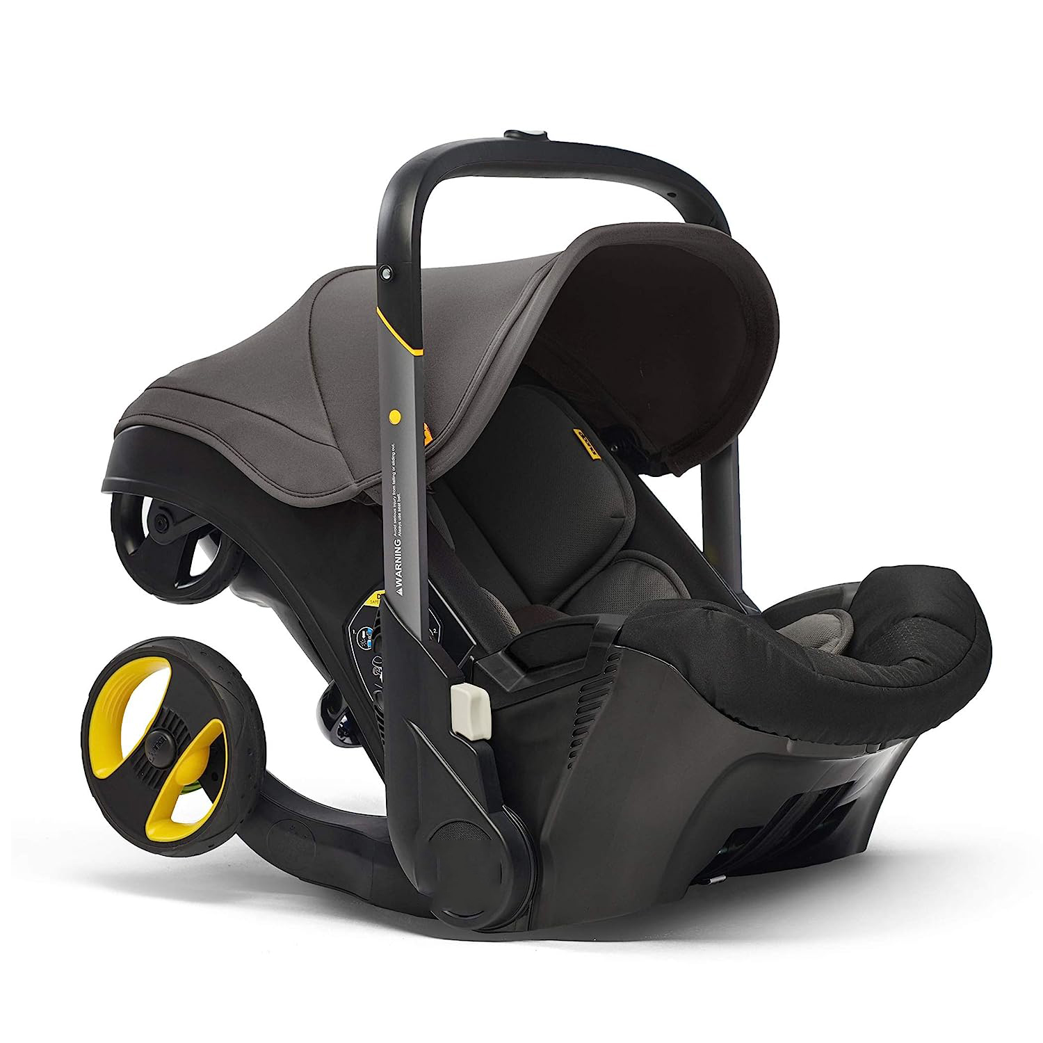 Infant Car Seat & Latch Base - Rear Facing, Car Seat to Stroller in Seconds - US Version, Nitro Black