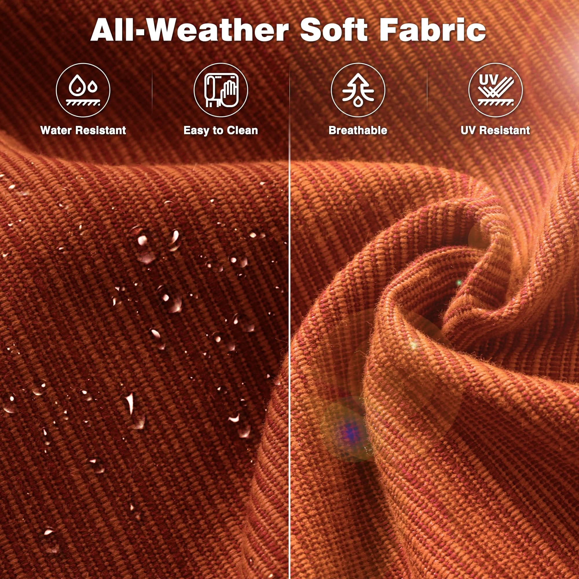 Ovios 6 Pieces Patio Furniture Set with 42