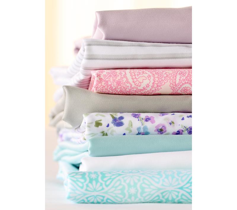 Home Reflections 1200TC Cotton Blend Sateen Sheet Set Pillowcases Durable Fabric