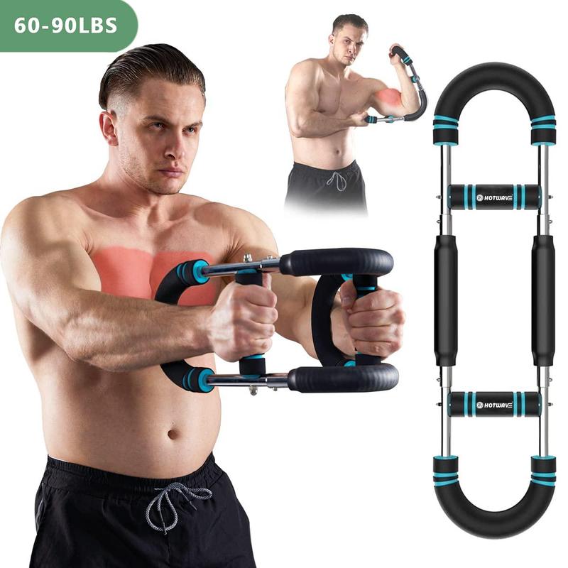 HOTWAVE Arm Trainer Chest workout Strengthen Chest and Arm Muscles Men's Fitness Trainer Detachable Portable Spring Resistance Home Fitness Equipment