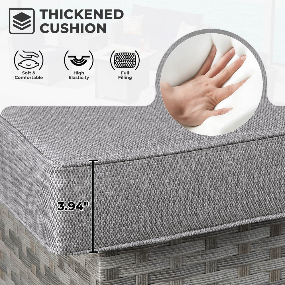 Ovios New Rimaru Series Patio Furniture Set 13-Piece include 42