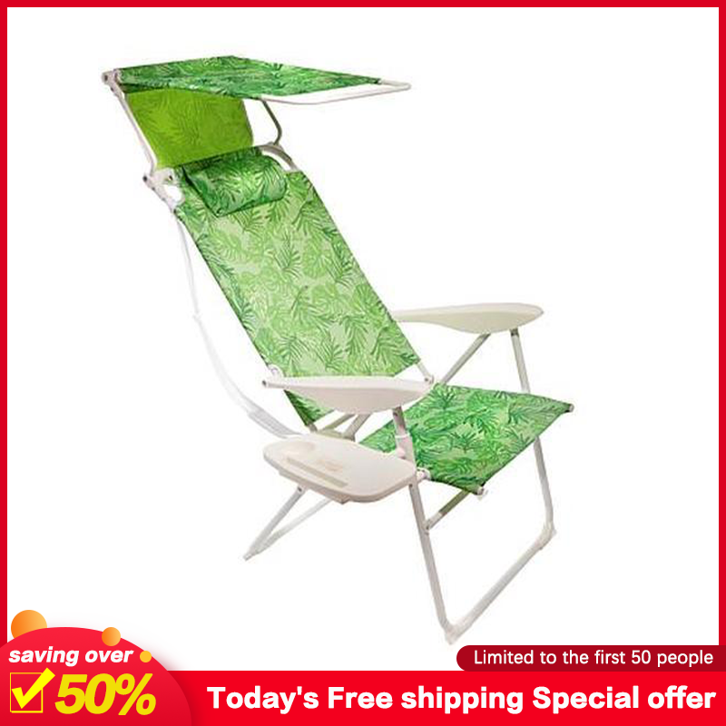 Improvements Tall 4-Position Beach Chair with Accessories