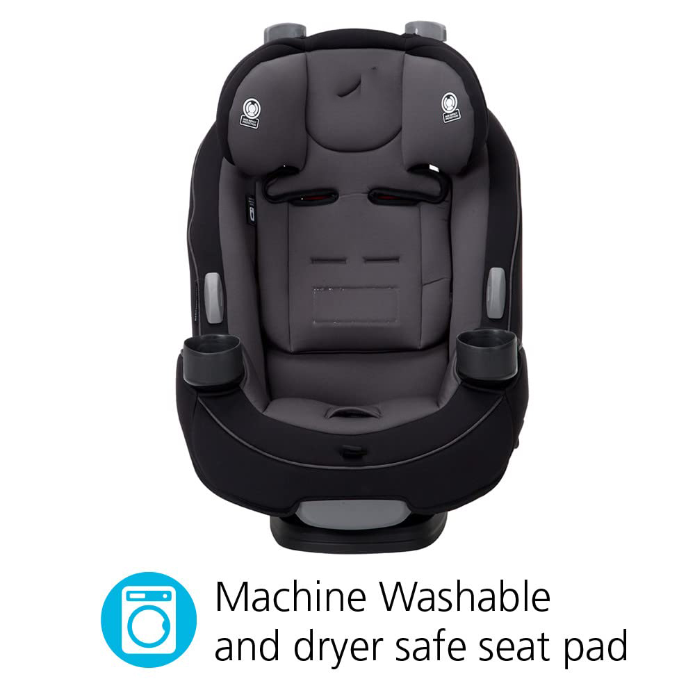Safety 1st Grow and Go All-in-One Convertible Car Seat, Rear-facing 5-40 pounds, Forward-facing 22-65 pounds, and Belt-positioning booster 40-100 pounds, Carbon Wave