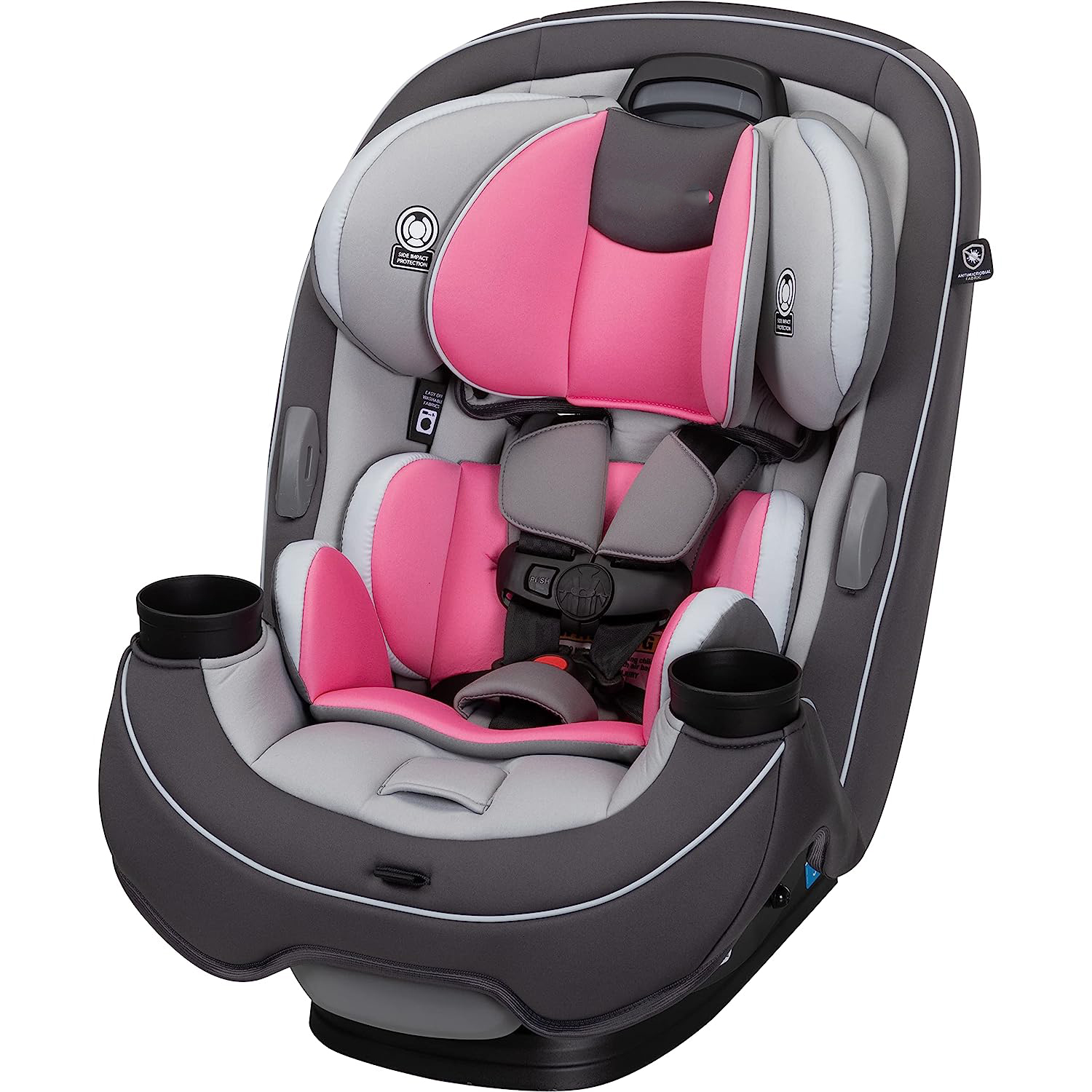 Safety 1st Grow and Go All-in-One Convertible Car Seat, Rear-facing 5-40 pounds, Forward-facing 22-65 pounds, and Belt-positioning booster 40-100 pounds, Carbon Wave