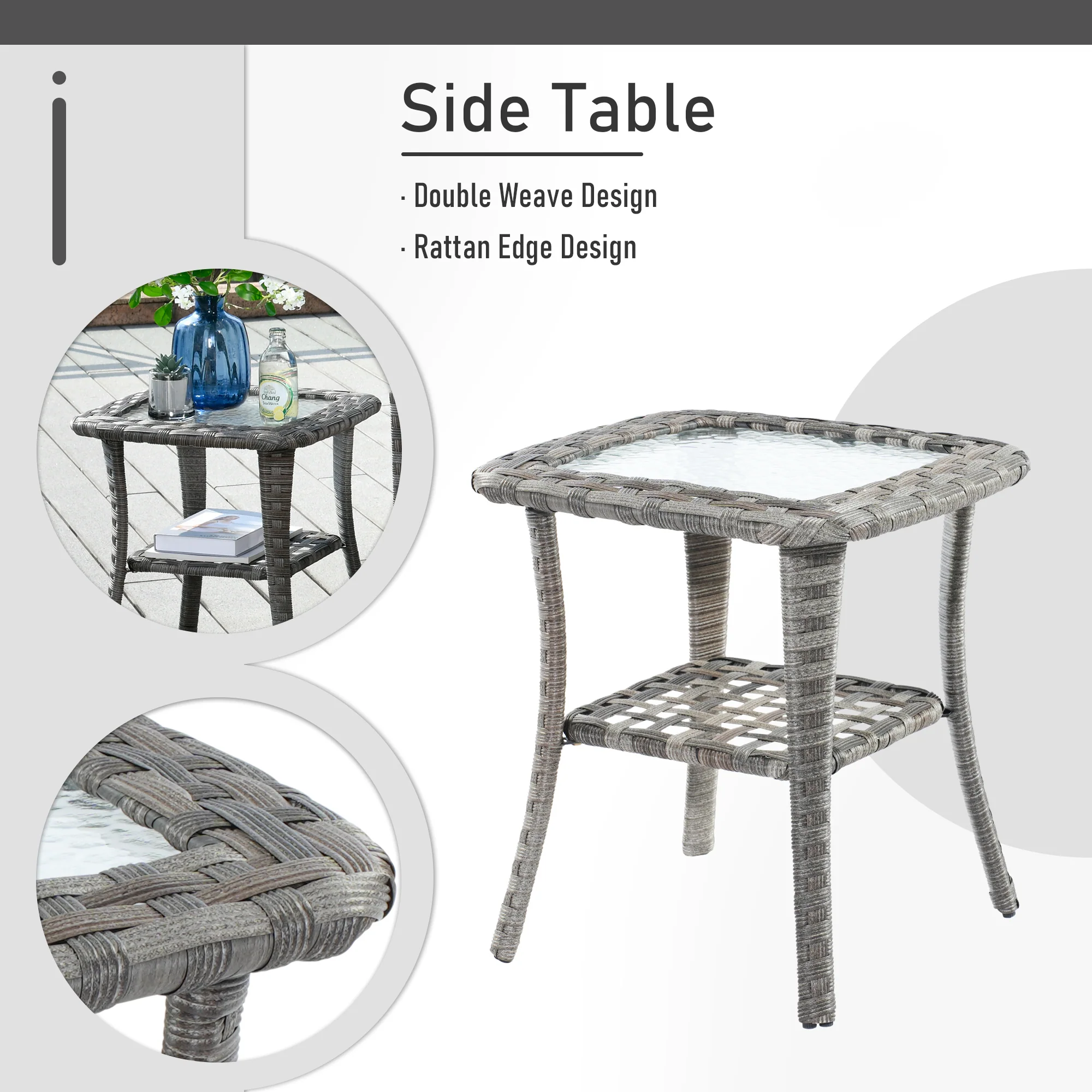 Ovios Patio Furniture Set 10-Piece include 42