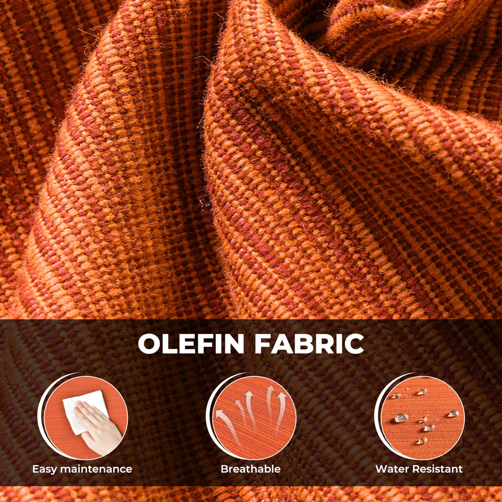 Ovios New Rimaru Series Patio Furniture Set 15-Piece include Swivel Chairs and 42