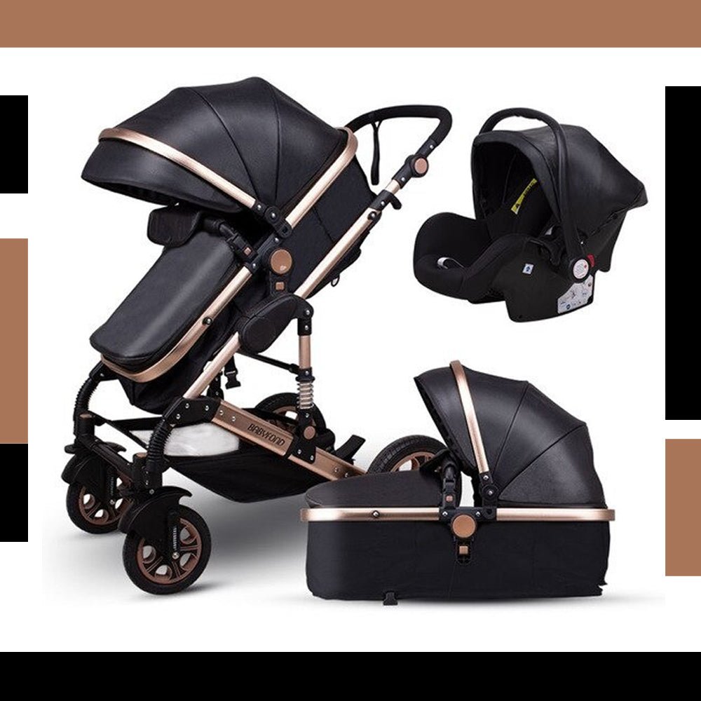 2023 Luxury 3-in-1 Baby Stroller Combo Car Seat Travel System